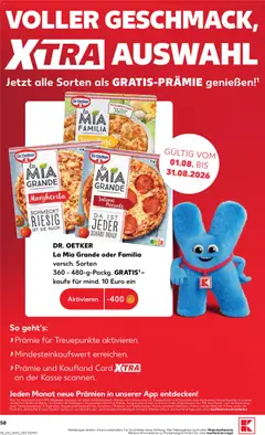 Kaufland DE -DE Folder - Voorbeeld van een folder van Kaufland DE, geldig van 30-07-2026 | Pagina: 58 | Producten: La