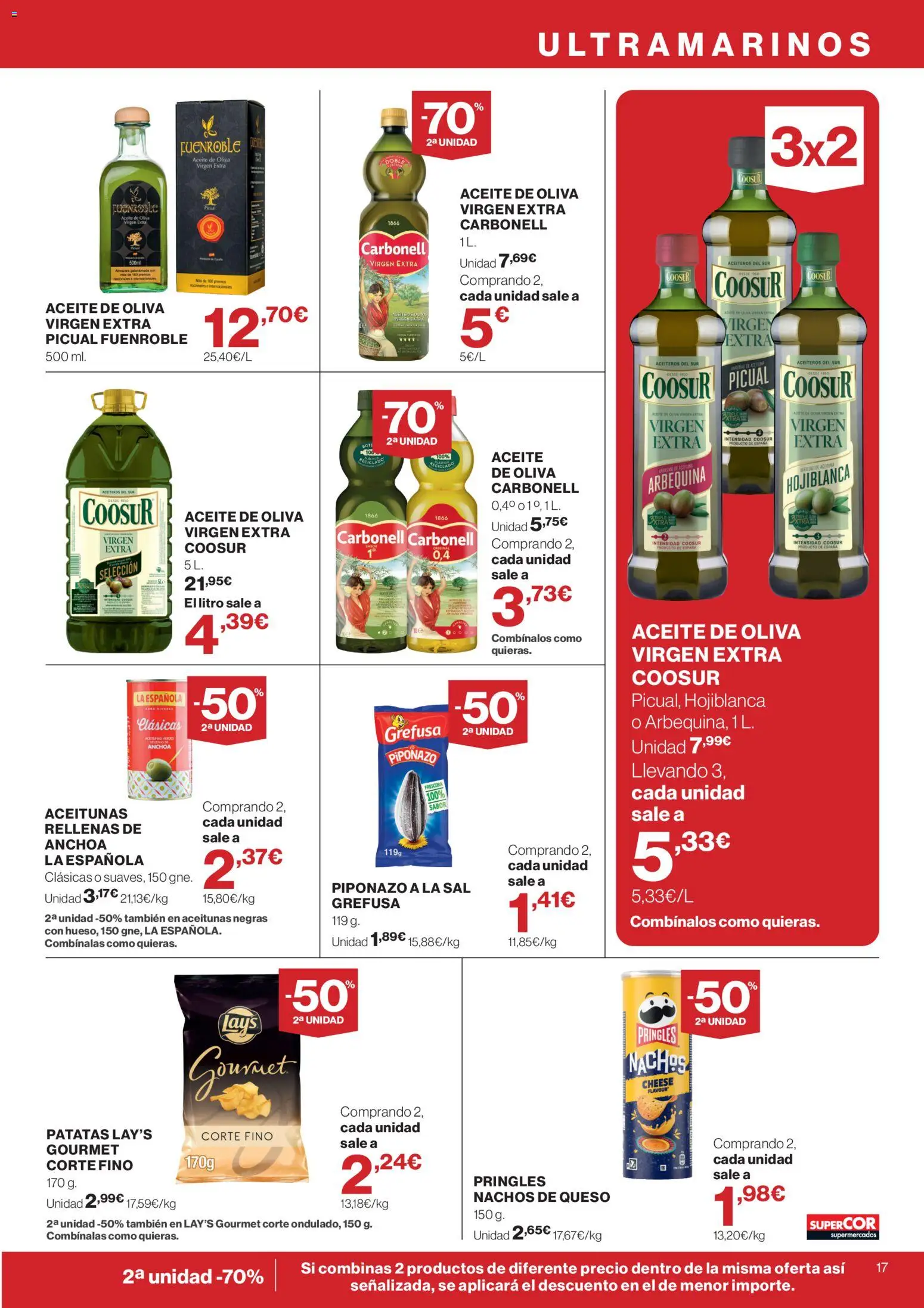 Supercor Canarias │ válido desde el 10/09/2026 | Página: 17 | Productos: Aceitunas, Queso, Aceite, Sal