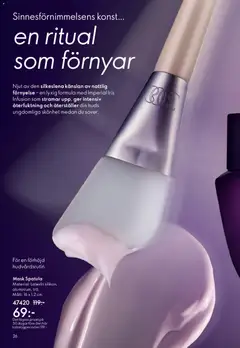 Mask Spatula, Material: Latexfri silikon, aluminium, trä. Mått: 16 x 1,2 cm. - Förhandsvisning av reklamblad från butik Oriflame aktuell från 22.04.2026 | Sida: 26 | Produkter: Mask