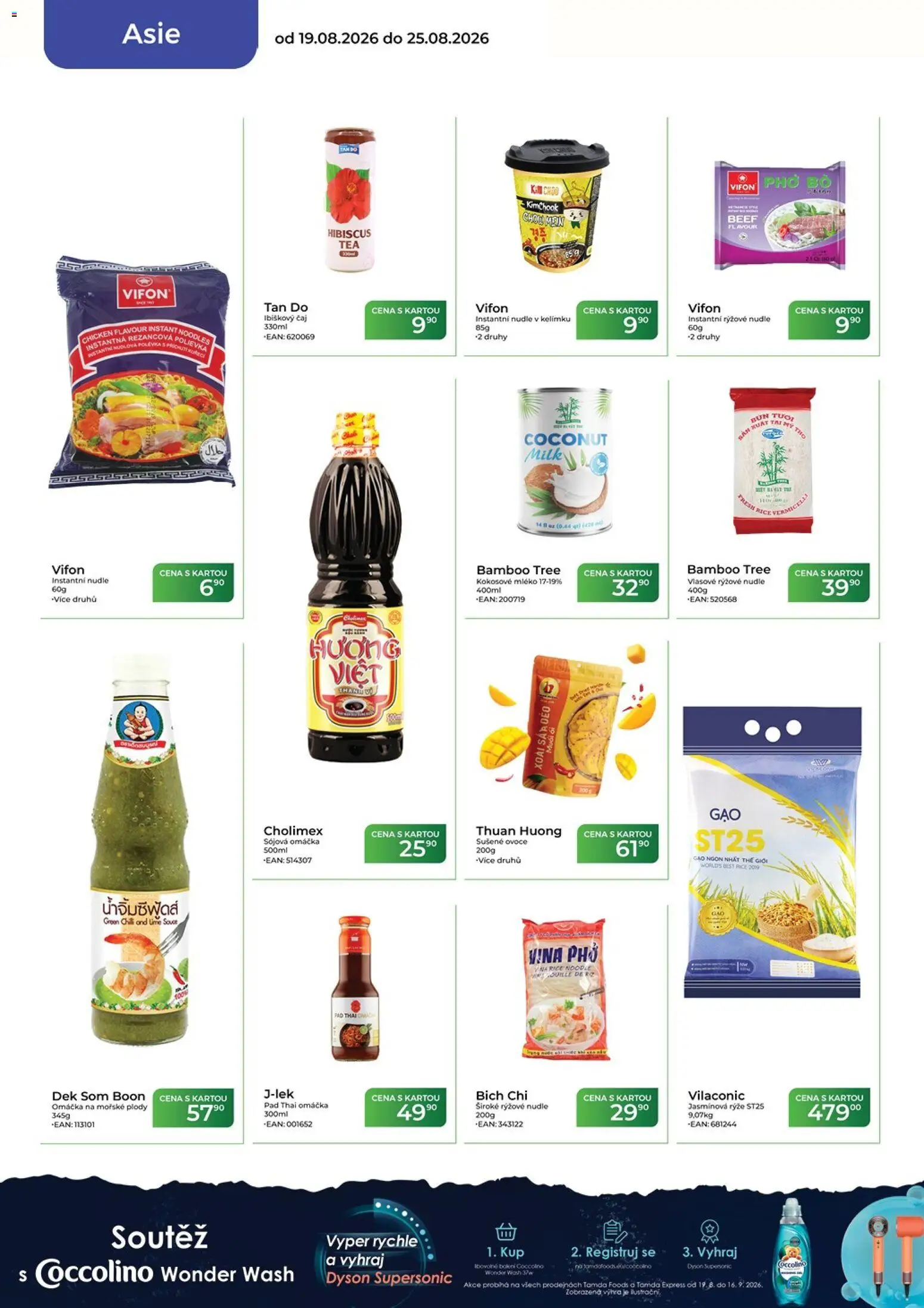 Tamda Foods leták od 19.08.2026 | Strana: 46 | Produkty: Kokosové mléko, Mořské plody, Mléko, Nudle