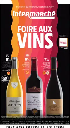 Intermarché - Prévisualisation de Intermarché - Foire aux vins valide à partir de 08/09/2026