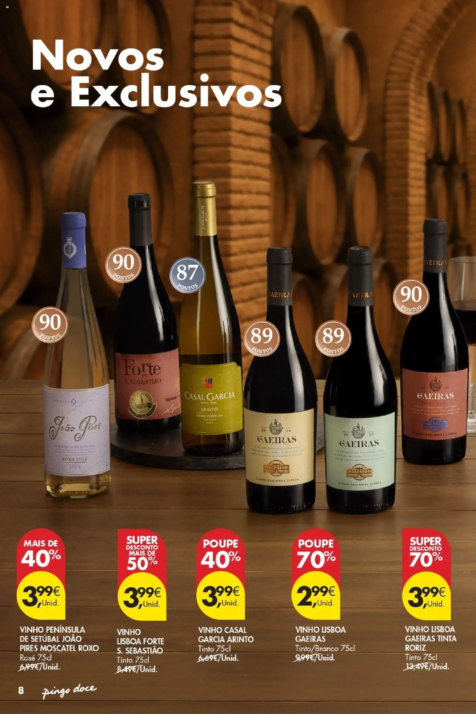 Pingo Doce - Vinhos e Sabores de Portugal Madeira │ válido de 15/09/2026 | Página: 8 | Produtos: Tinta, Vinho