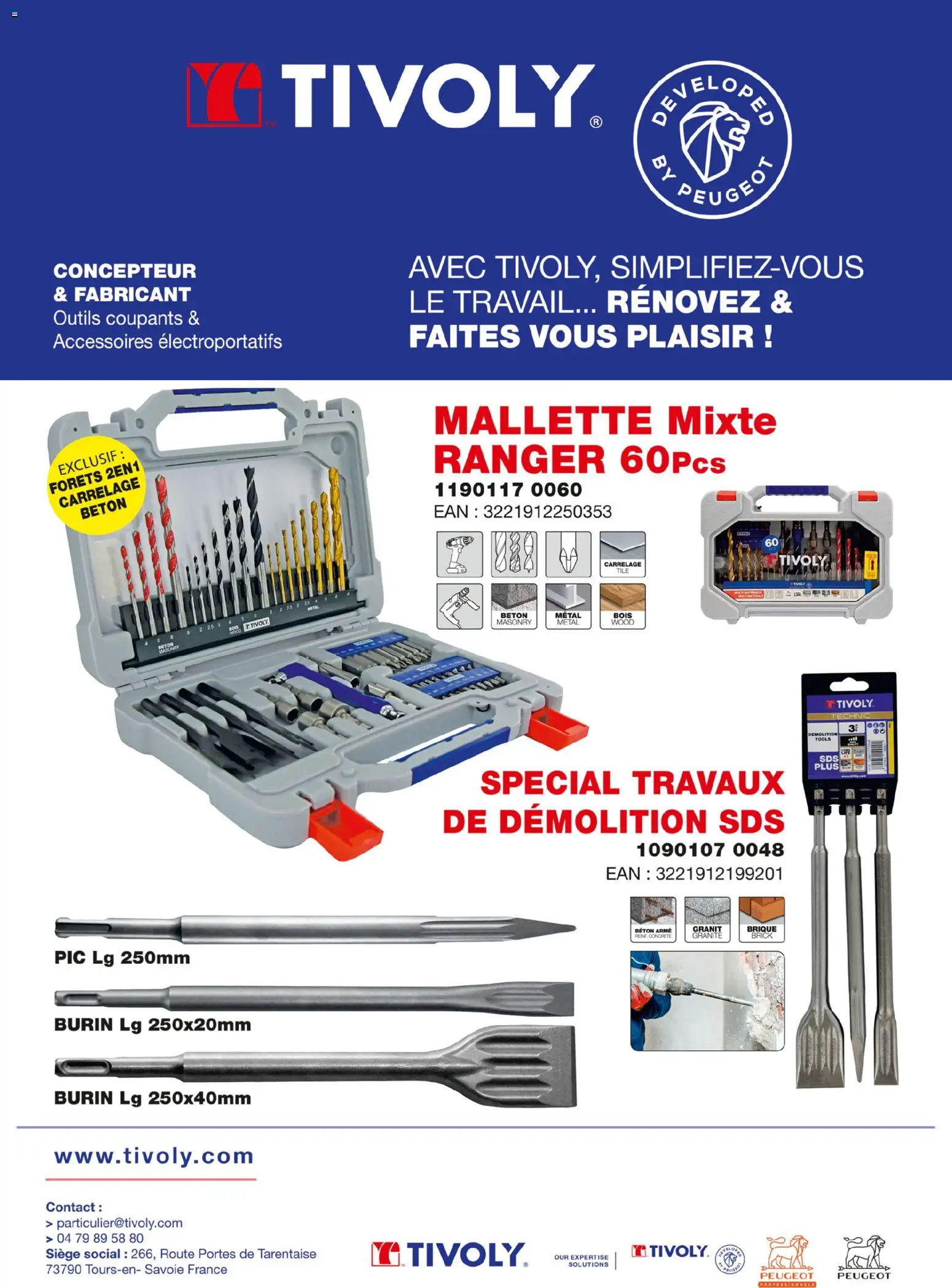 {H1} | Page: 80 | Produits: Burin, Brique, Portes, Carrelage