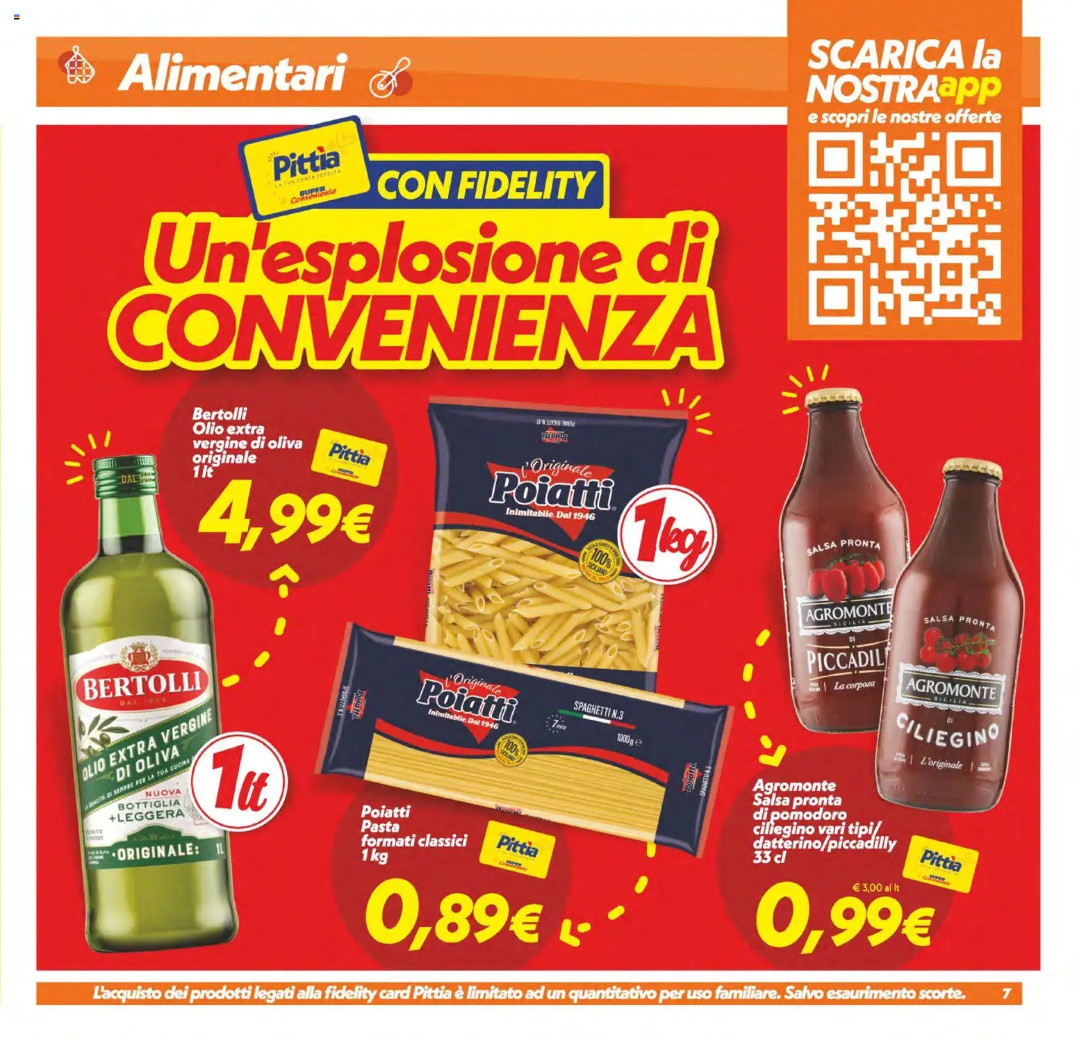 Volantino SuperConveniente del 22/09/2026 | Pagina: 7 | Prodotti: Salsa, Pomodoro, Olio, Penne