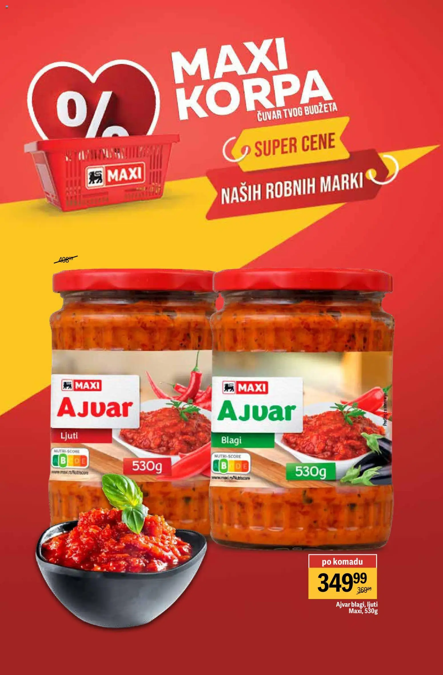 Maxi katalog - važi od 26.03.2026 | Strana: 3 | Proizvode: Ajvar, Korpa