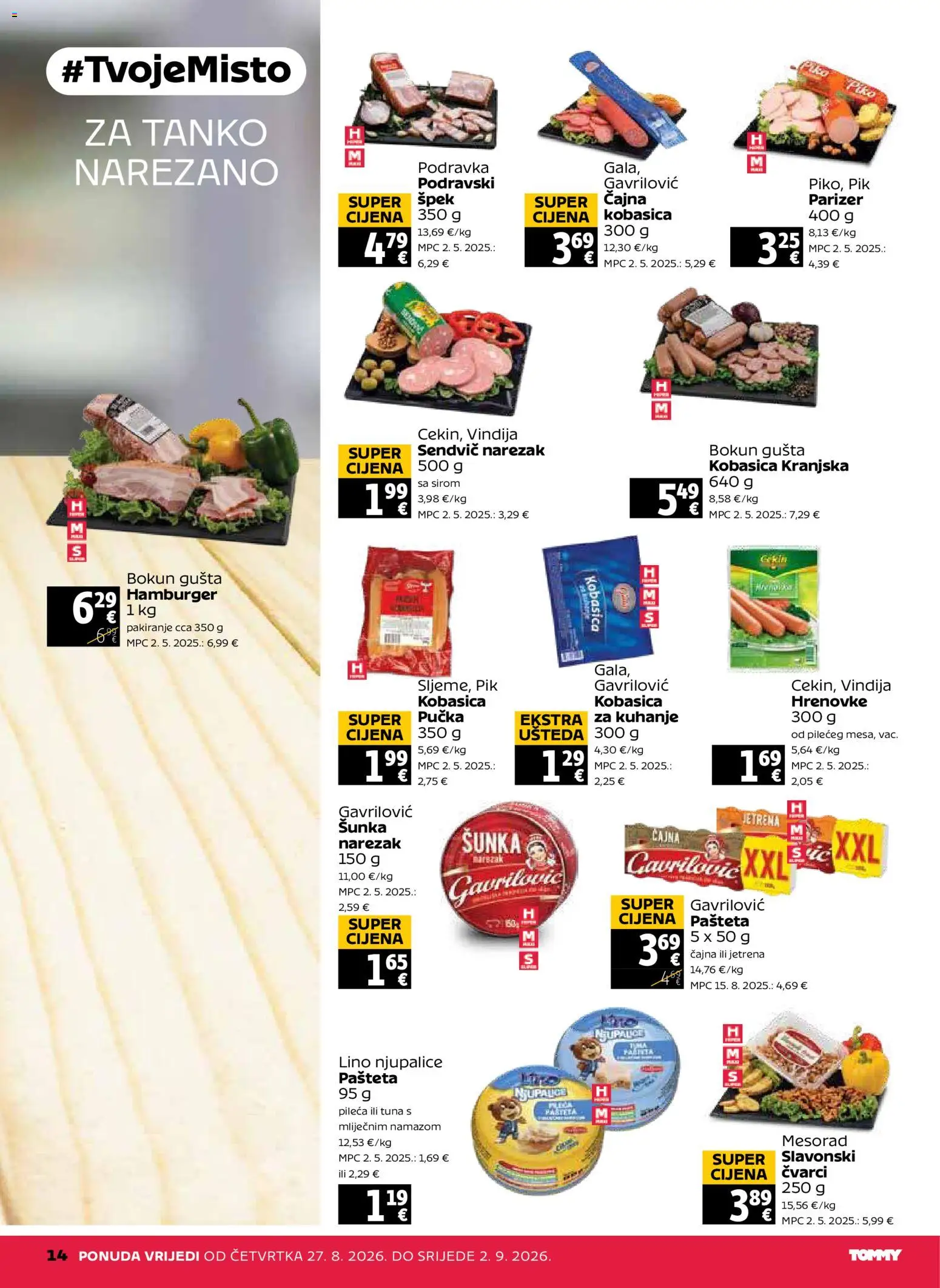 Tommy katalog | vrijedi od 27.08.2026 | Stranica: 14