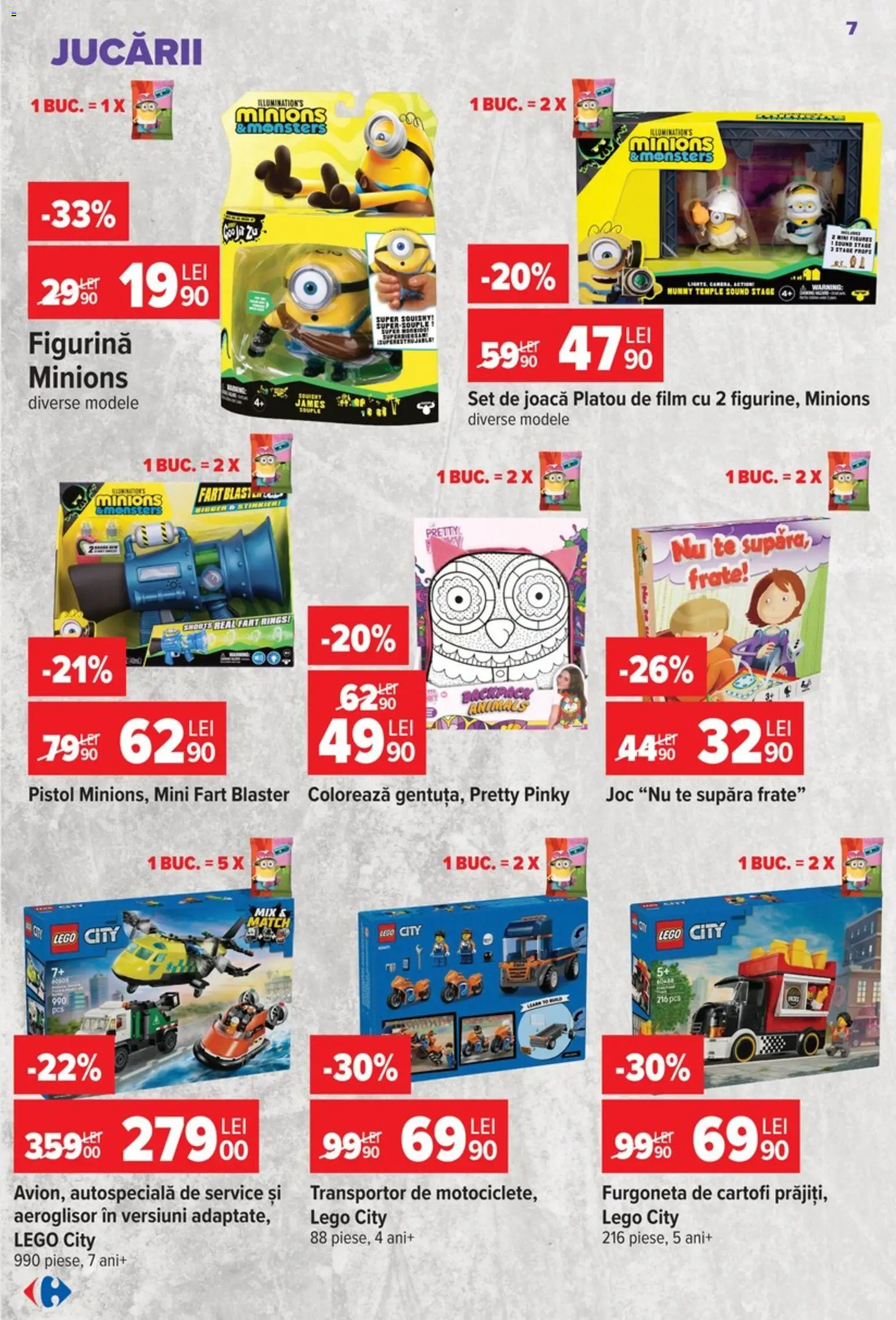 Noul catalog Carrefour – valabil de la 09.09.2026 | Pagină: 7 | Produse: LEGO, Joc, Cartofi