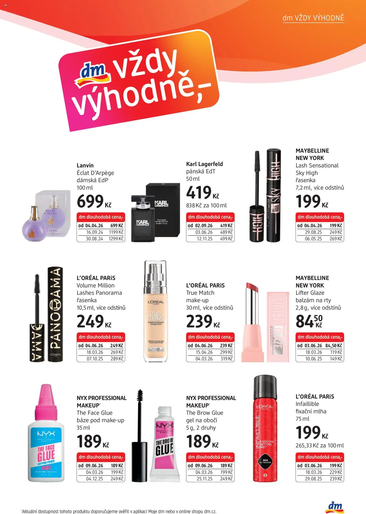 dm drogerie leták od 03.09.2026 | Strana: 5 | Produkty: Makeup, Balzám na rty, Maybelline, Řasenka