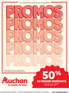 Auchan folder / publicité - Voorbeeld van een folder van Auchan, geldig van 30/06/2026