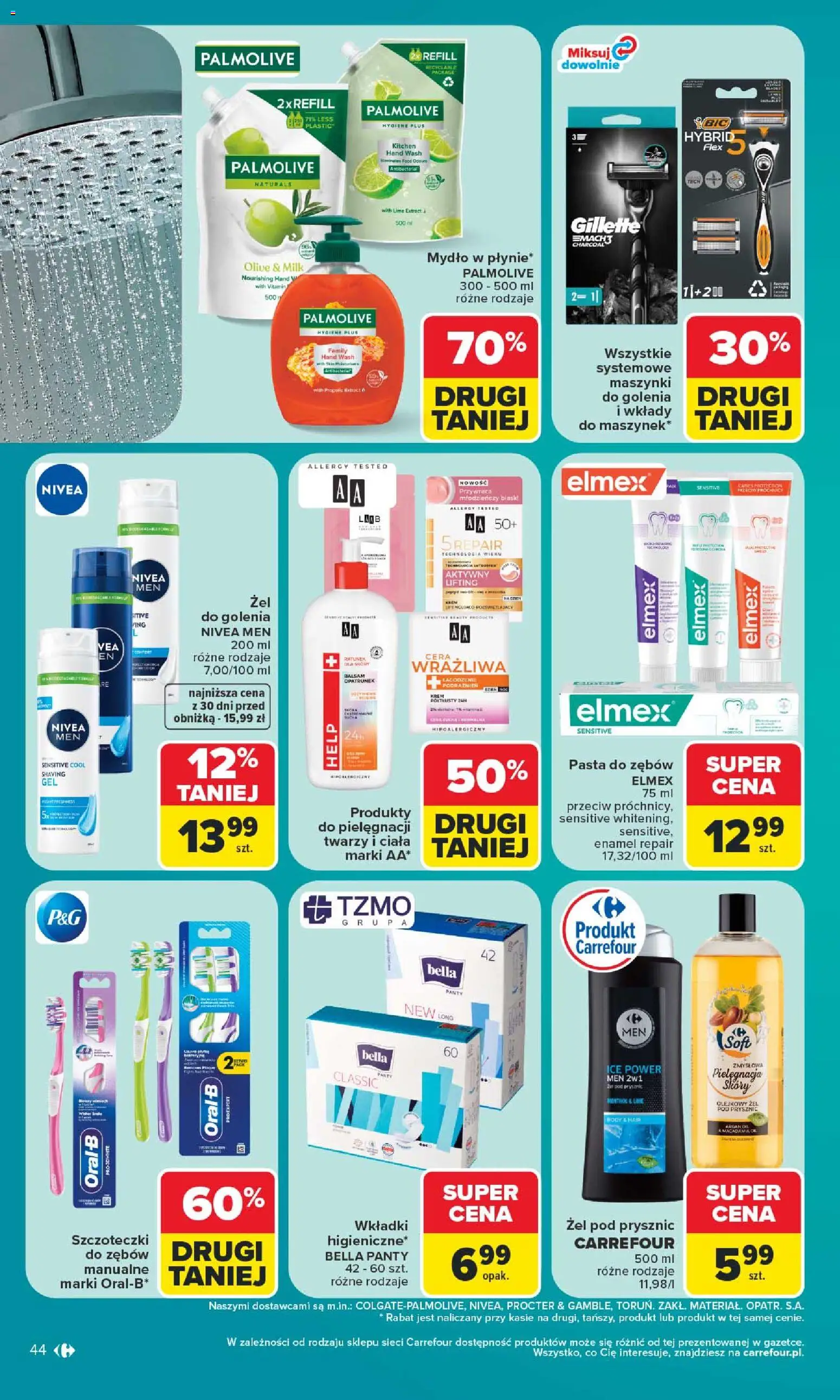 Carrefour gazetka od 29.06.2026 | Strona: 46 | Produkty: Prysznic, Body, Krem, Pasta do zębów