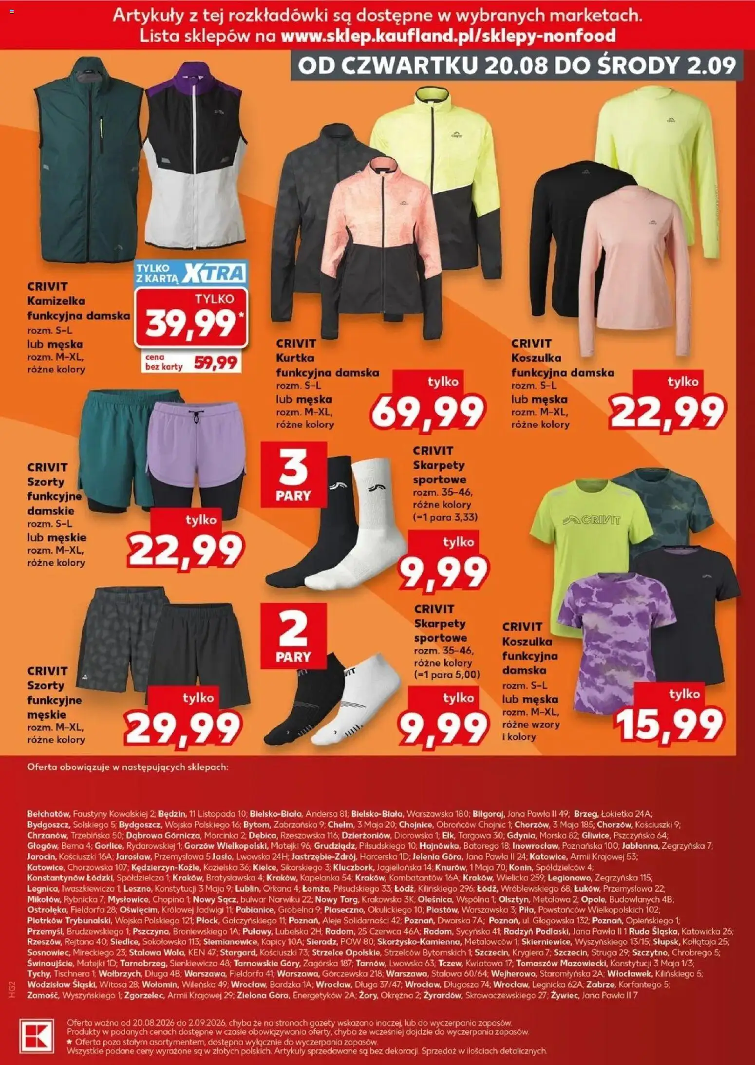 Kaufland gazetka - Złap Okazje od 20.08.2026 - od jutra PDF | Strona: 15 | Produkty: Szorty, Kamizelka, Skarpety, Gazety