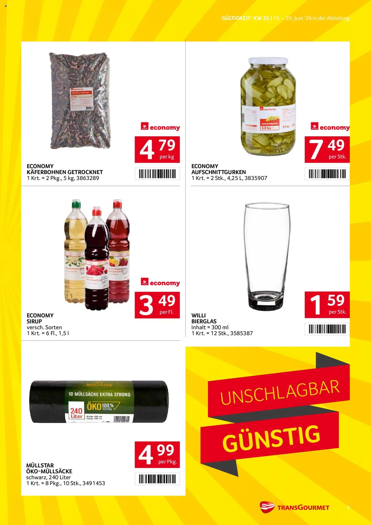Transgourmet Flugblatt gültig ab 15.06.2026 | Seite: 5