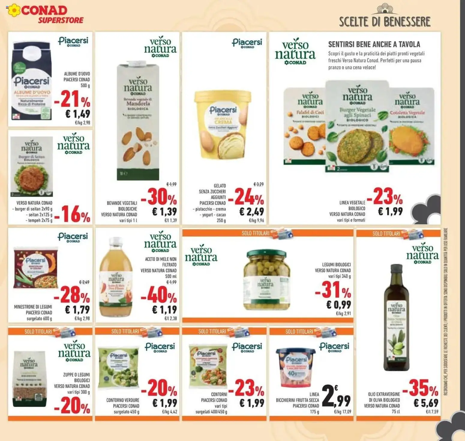 Anteprima volantino Conad dal 21/10/2026 prossima settimana | Pagina: 29 | Prodotti: Mele, Gelato, Verdure, Frutta