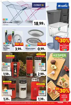 Sklopiva košara, Sklopiva košara, odabrani proizvodi - Pregled kataloga iz trgovine Plodine, vrijedi od 29.07.2026 | Stranica: 41 | Proizvodi: Tuš, Košara, Lampion, Sušilo za rublje