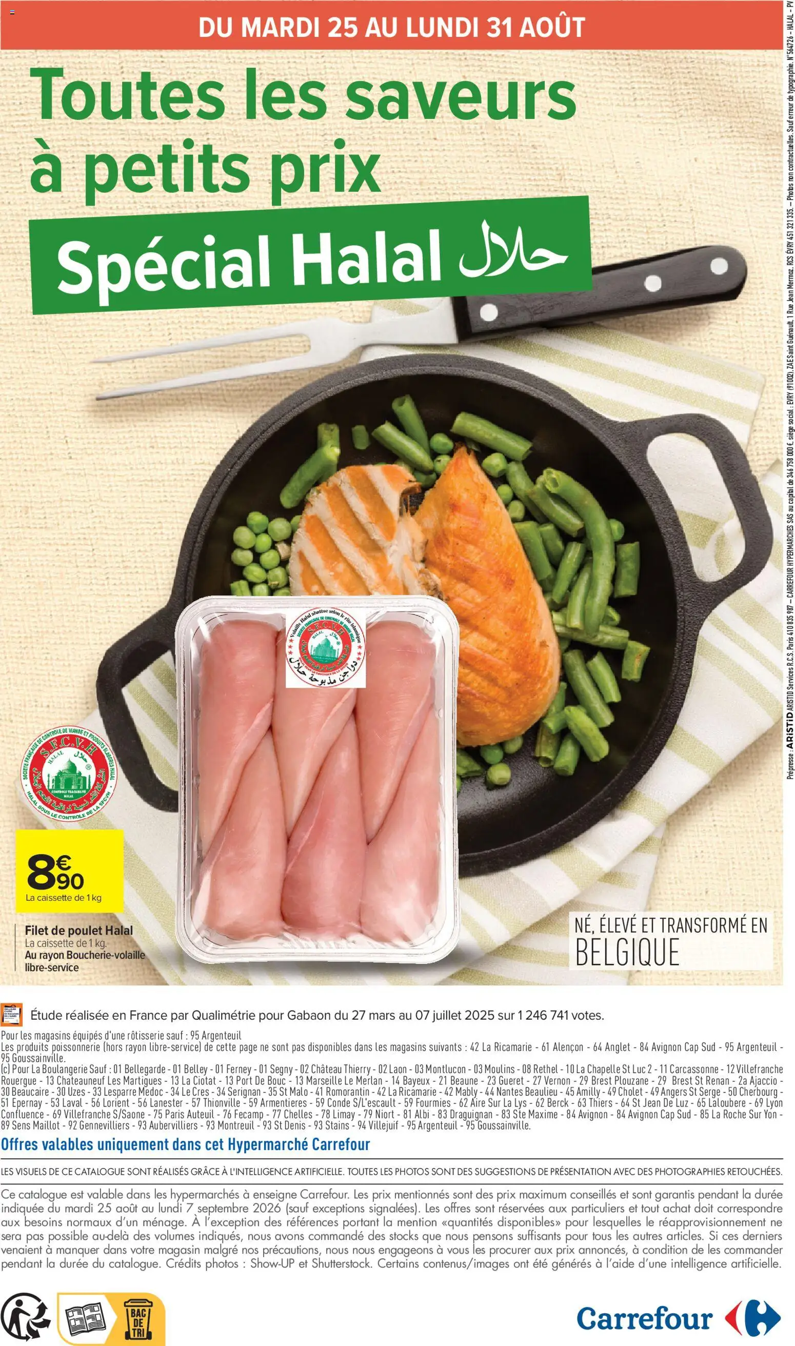 {H1} | Page: 16 | Produits: Poissonnerie, Poulet, Boulangerie, Viande