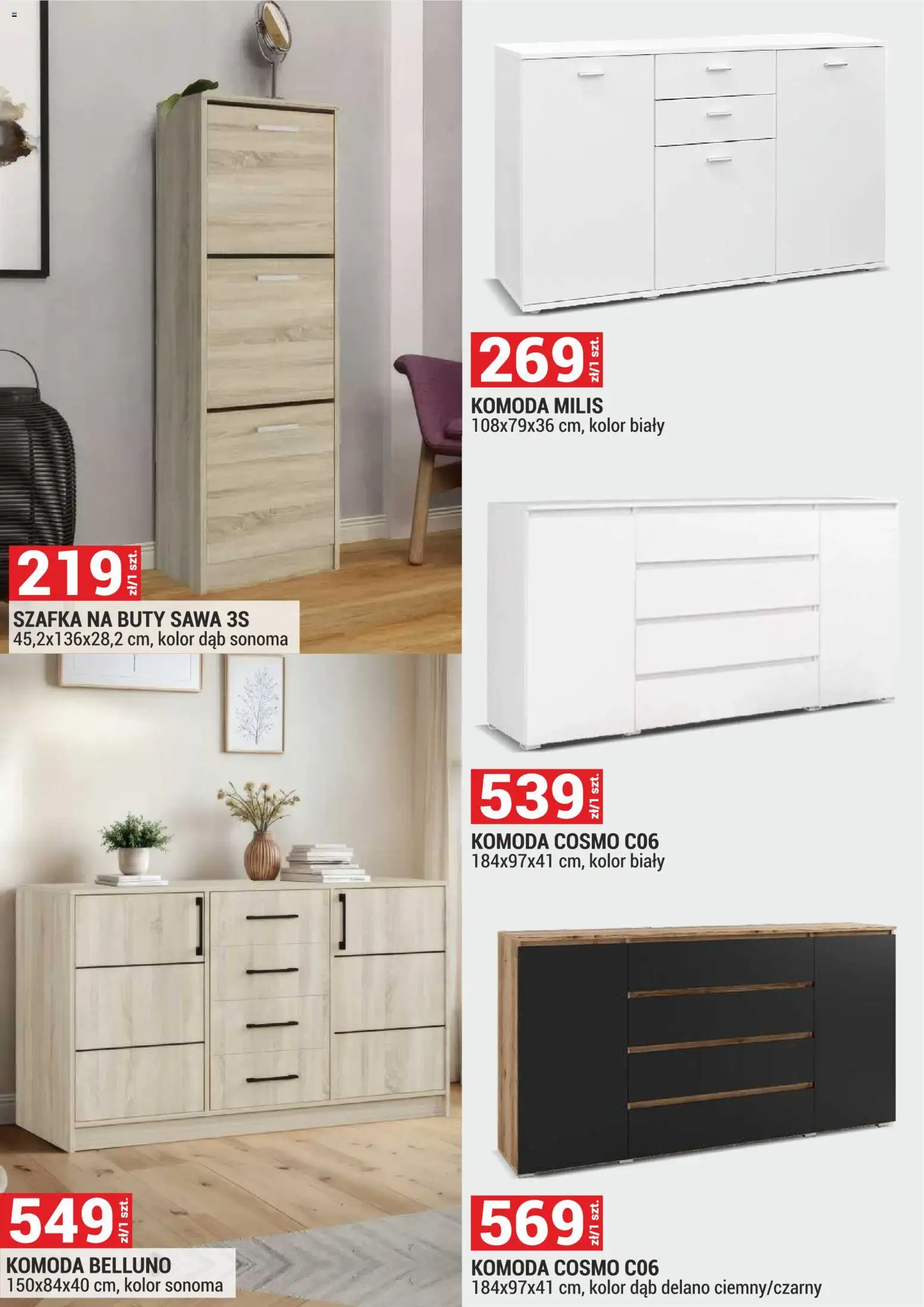 Merkury Market gazetka - Meble, Wypoczynki, Materace od 01.07.2026 | Strona: 32 | Produkty: Buty, Komoda