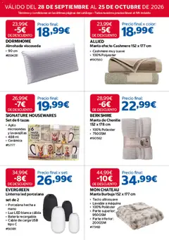 Vista previa Costco catálogo válido desde el 28/09/2026 | Página: 6 | Productos: Cable, Manta, Almohada, Batería