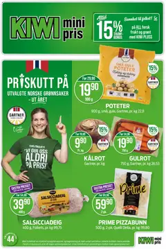 Forhåndsvisning av Kiwi kundeavis gyldig fra 26/10/2026