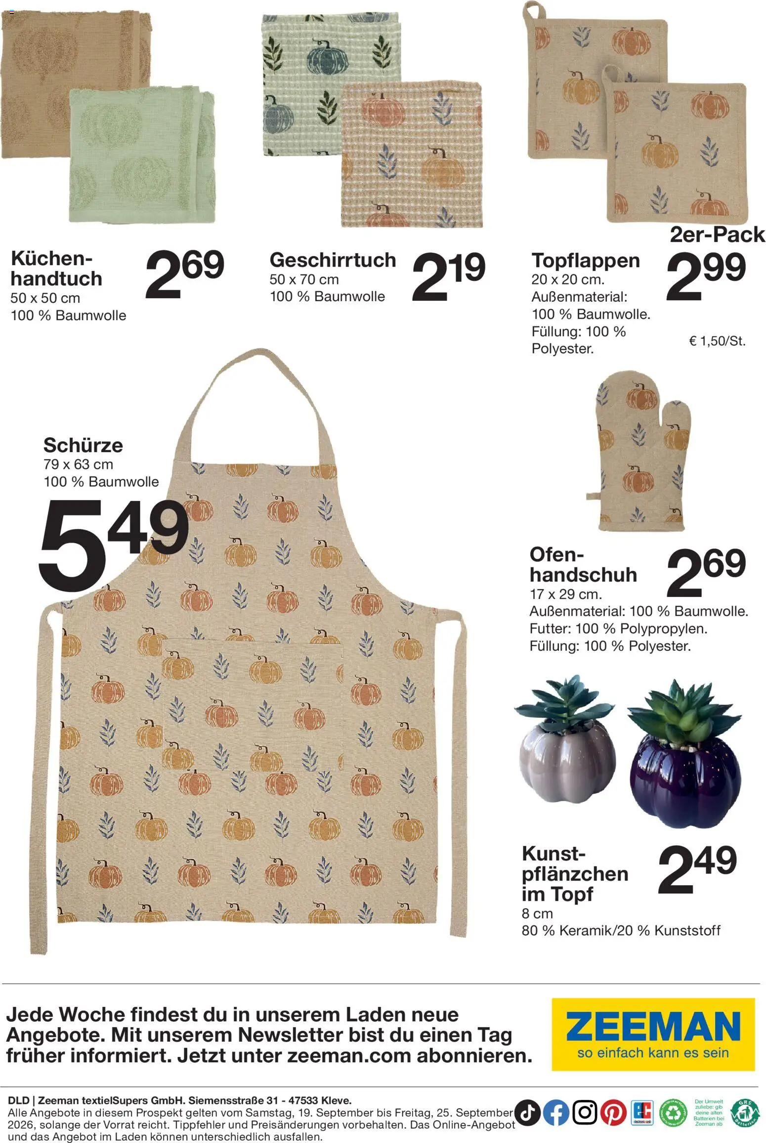 Zeeman Prospekt – gültig ab 19.09.2026 | Seite: 15