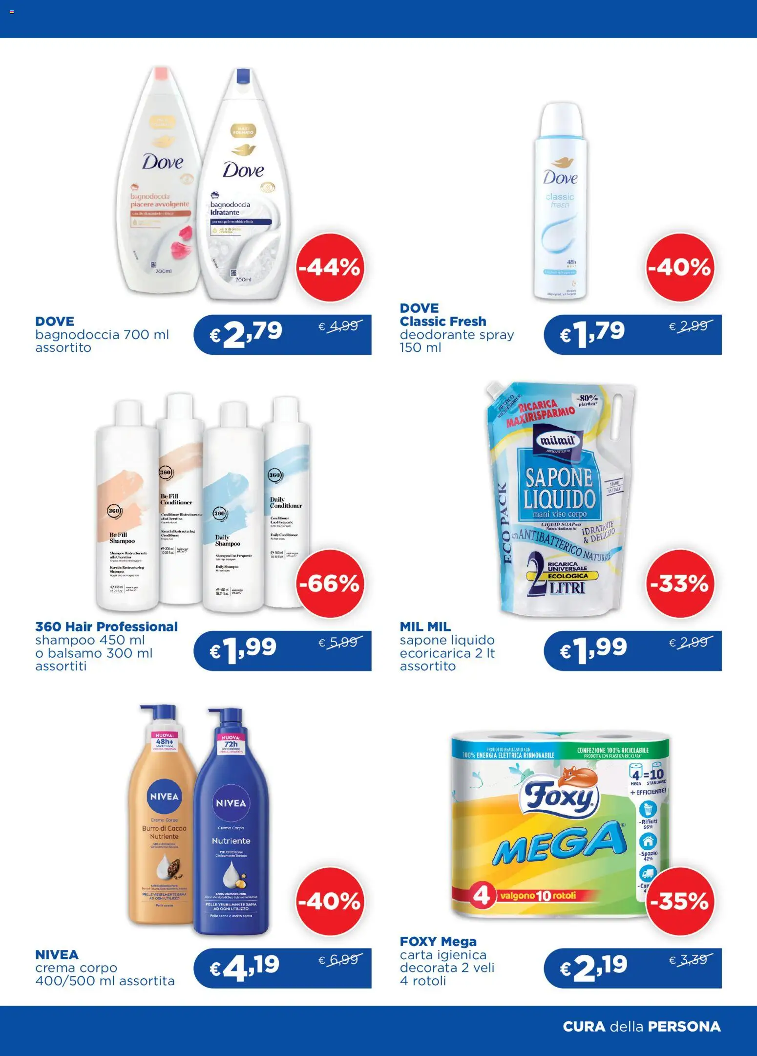 Volantino Acqua e Sapone del 05/08/2026 | Pagina: 6 | Prodotti: Shampoo, Balsamo, Crema, Sapone