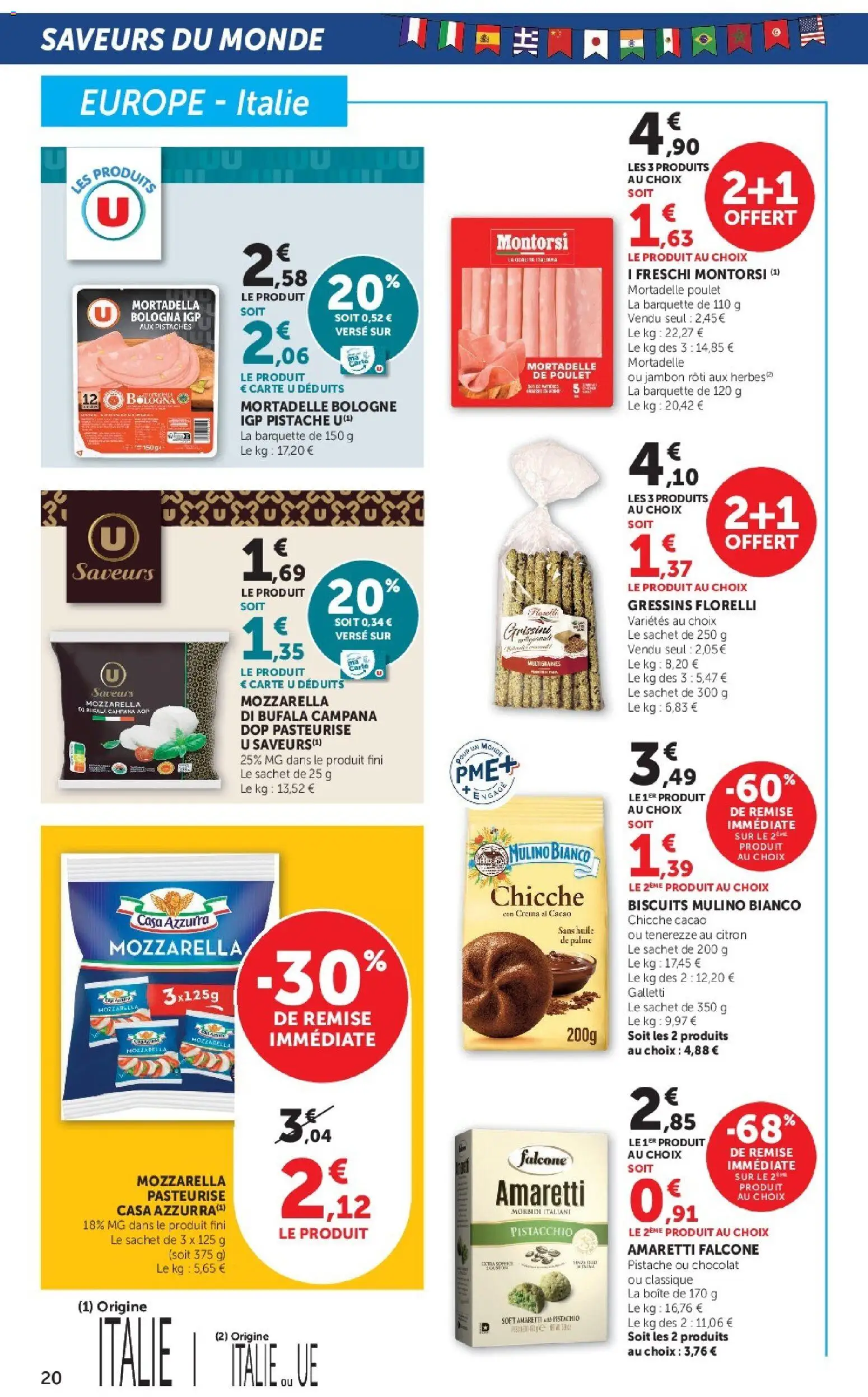 {H1} | Page: 20 | Produits: Citron, Pistaches, Jambon, Biscuits