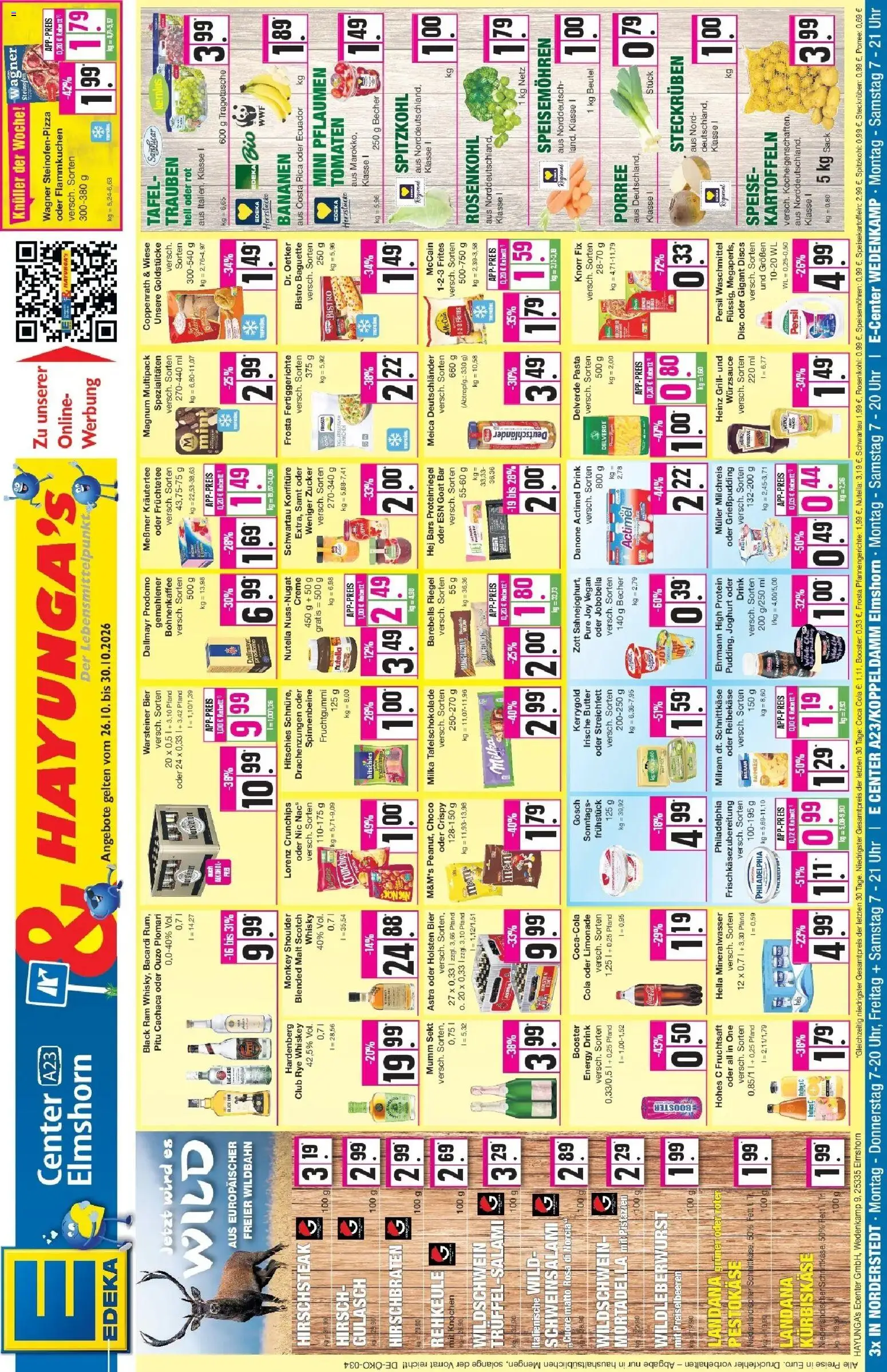 Edeka Prospekt Norderstedt (ab 26.10.2026) » Angebote Online | Seite: 1 | Produkte: Knorr fix, Coca cola, Ouzo, M&M's