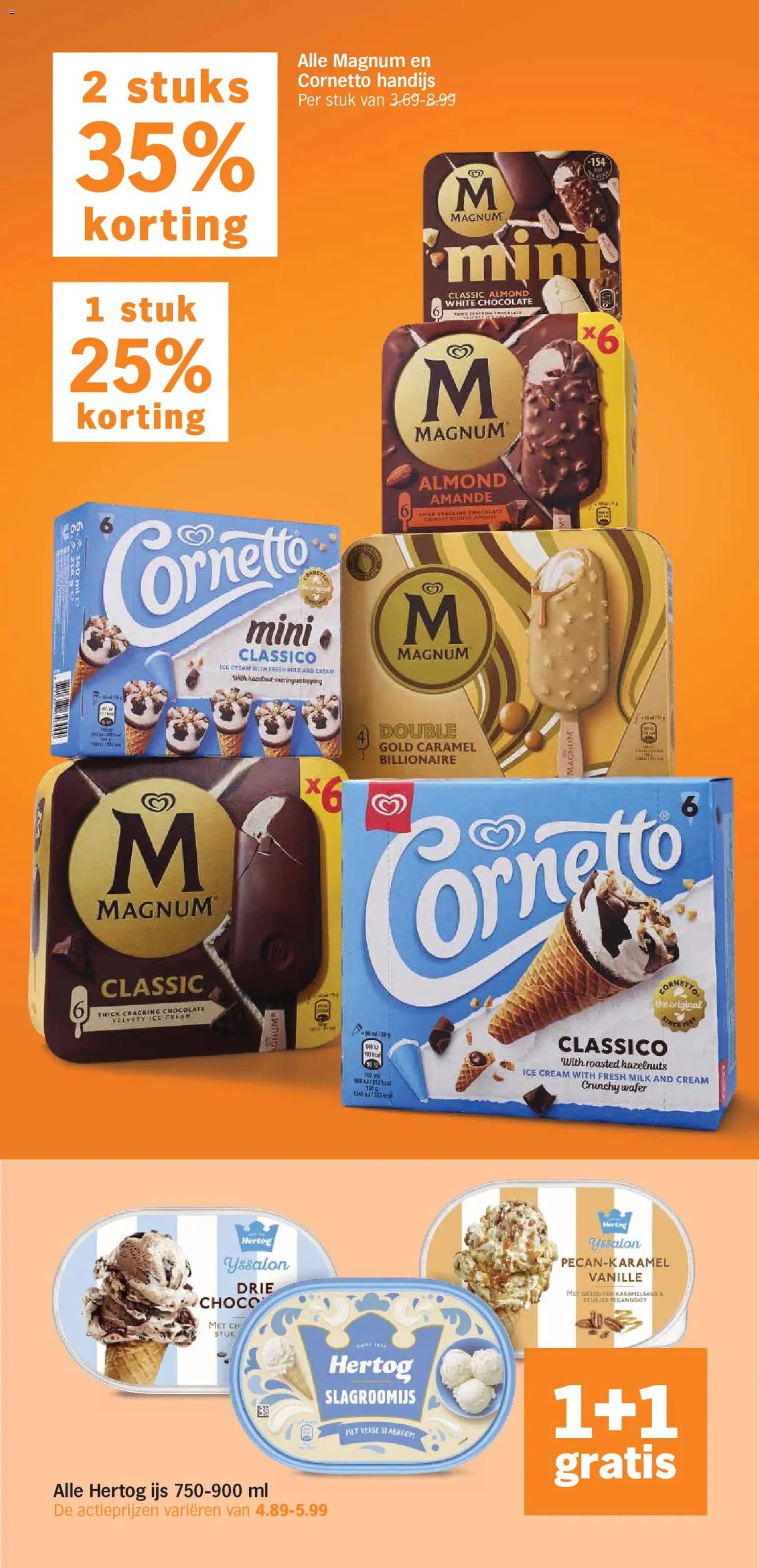 {H1} | Pagina: 16 | Producten: Slagroom, Vanille, Ijs, Magnum