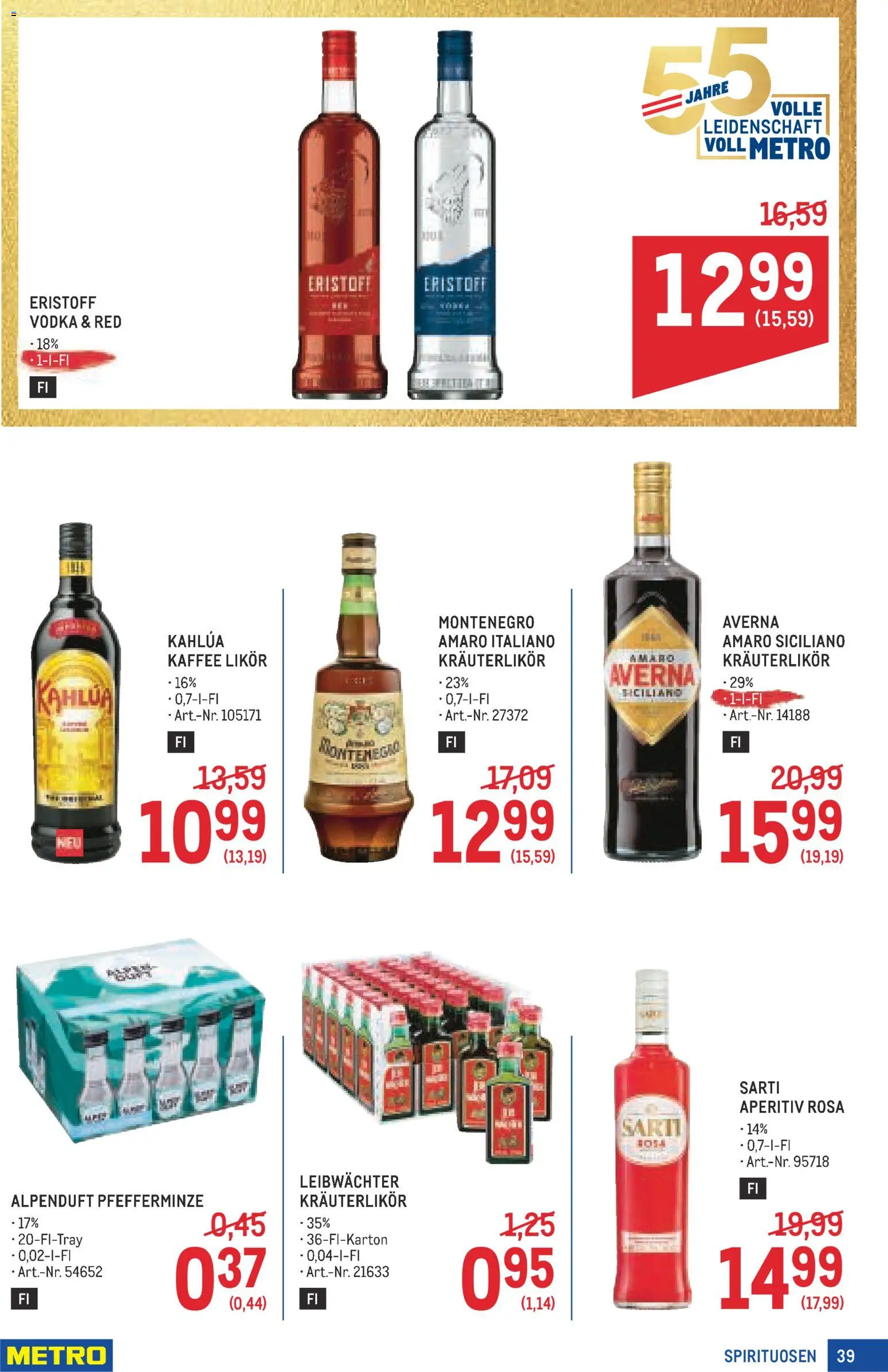 Metro angebote Profi gültig ab 09.07.2026 | Seite: 39 | Produkte: Kaffee