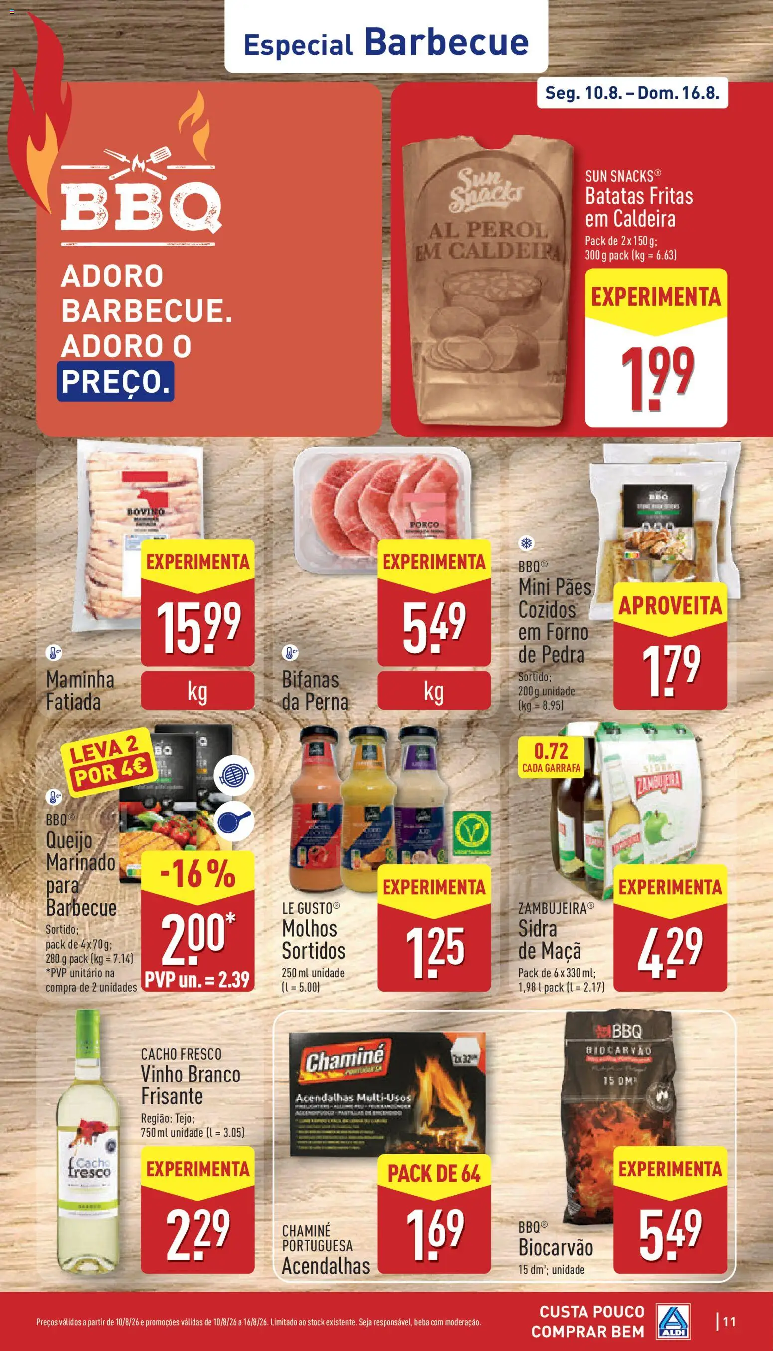 Aldi folheto │ válido de 10/08/2026 | Página: 11 | Produtos: Forno, Queijo, Maça, Vinho