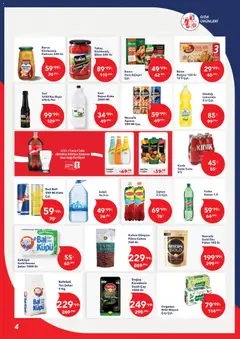 22 Haziran 2026 tarihinden itibaren geçerli olan Kim Market kataloğu önizlemesi | Sayfa: 4 | Ürünler: Limonata, Sirke, Su, Patlıcan