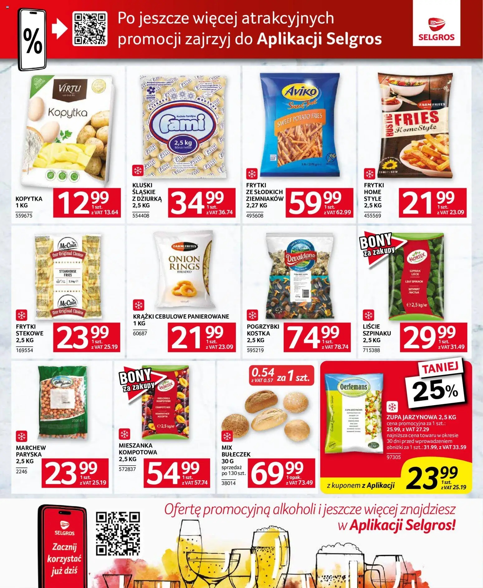 Selgros cash&carry gazetka - Oferta dla gastronomii od 10.09.2026 | Strona: 6 | Produkty: Szpinak, Zupa, Kopytka, Kluski