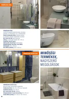 OBI Designstúdió magazin Fót - amely érvényes a következő dátumtól: 04.05.2026 | Oldal: 14 | Termékek: Csaptelep, WC, Zuhany, Fürdőszoba