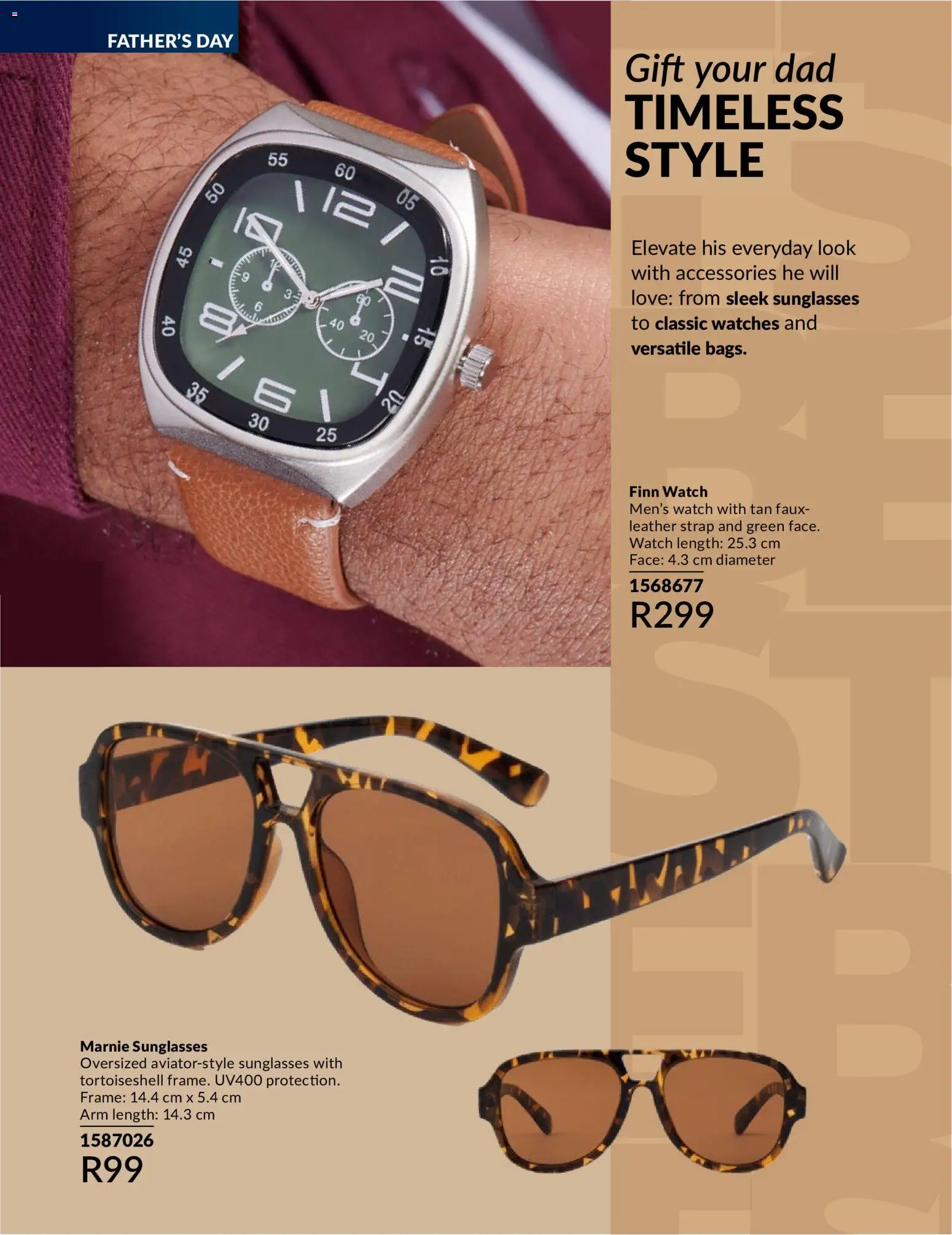 New Avon catalogue – valid from 11.05.2026 | Page: 20 | Products: Watch, Sunglasses, Frame