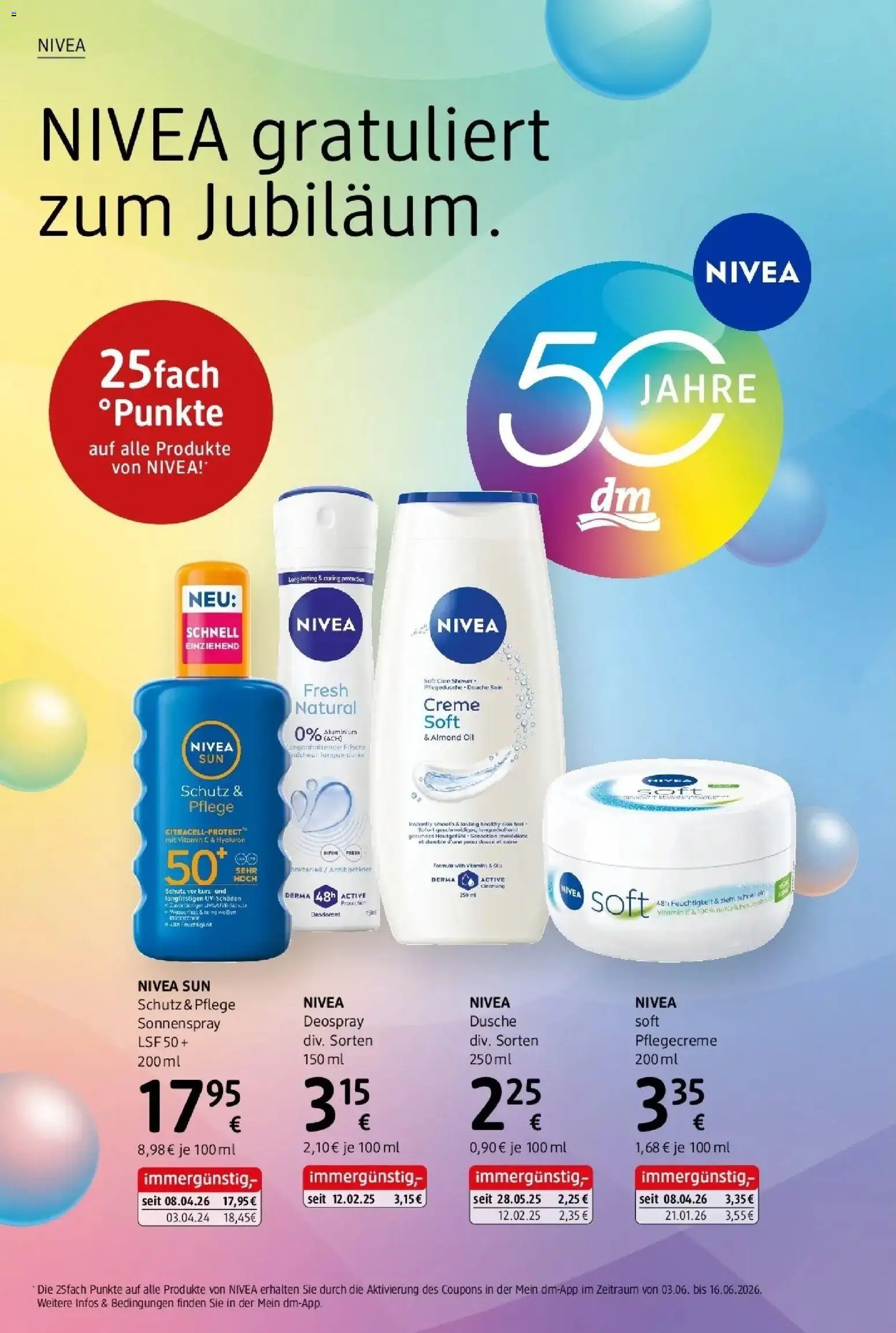 dm drogerie markt Journal Juni 2026 gültig ab 03.06.2026 | Seite: 10 | Produkte: Dusche, Creme