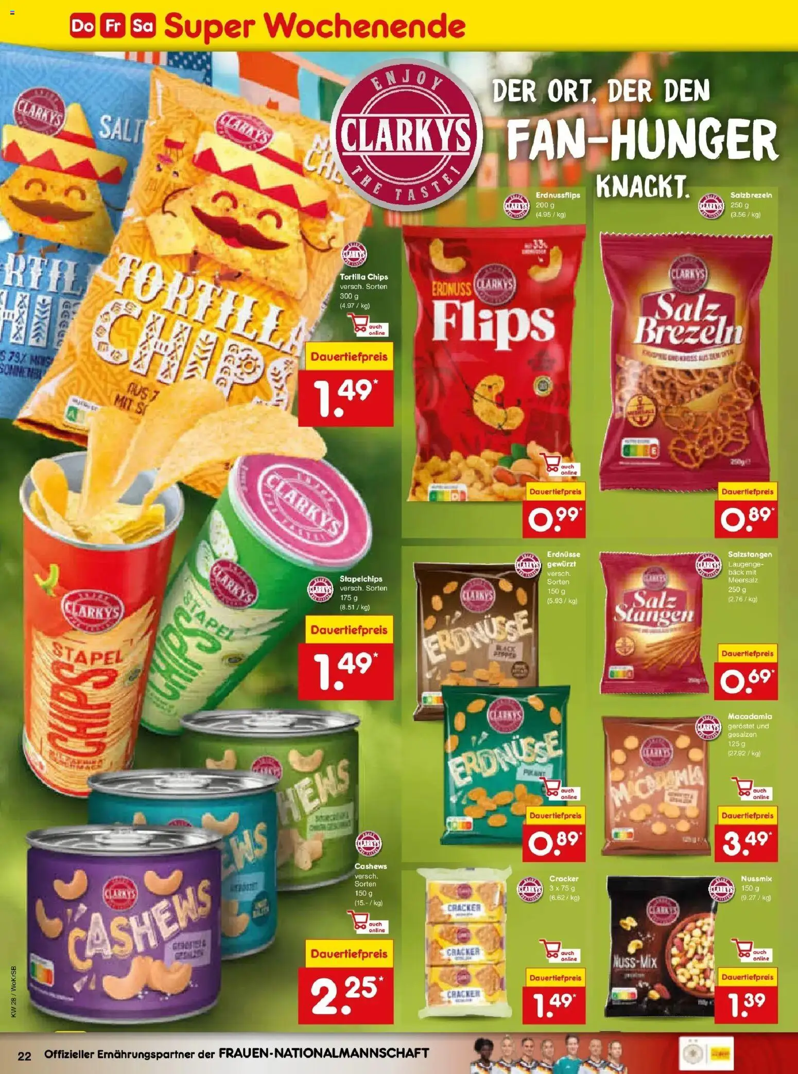 Netto Marken-Discount - Netto: Wochenangebote – gültig ab 05.07.2026 | Seite: 38 | Produkte: Erdnüsse, Salz, Chips