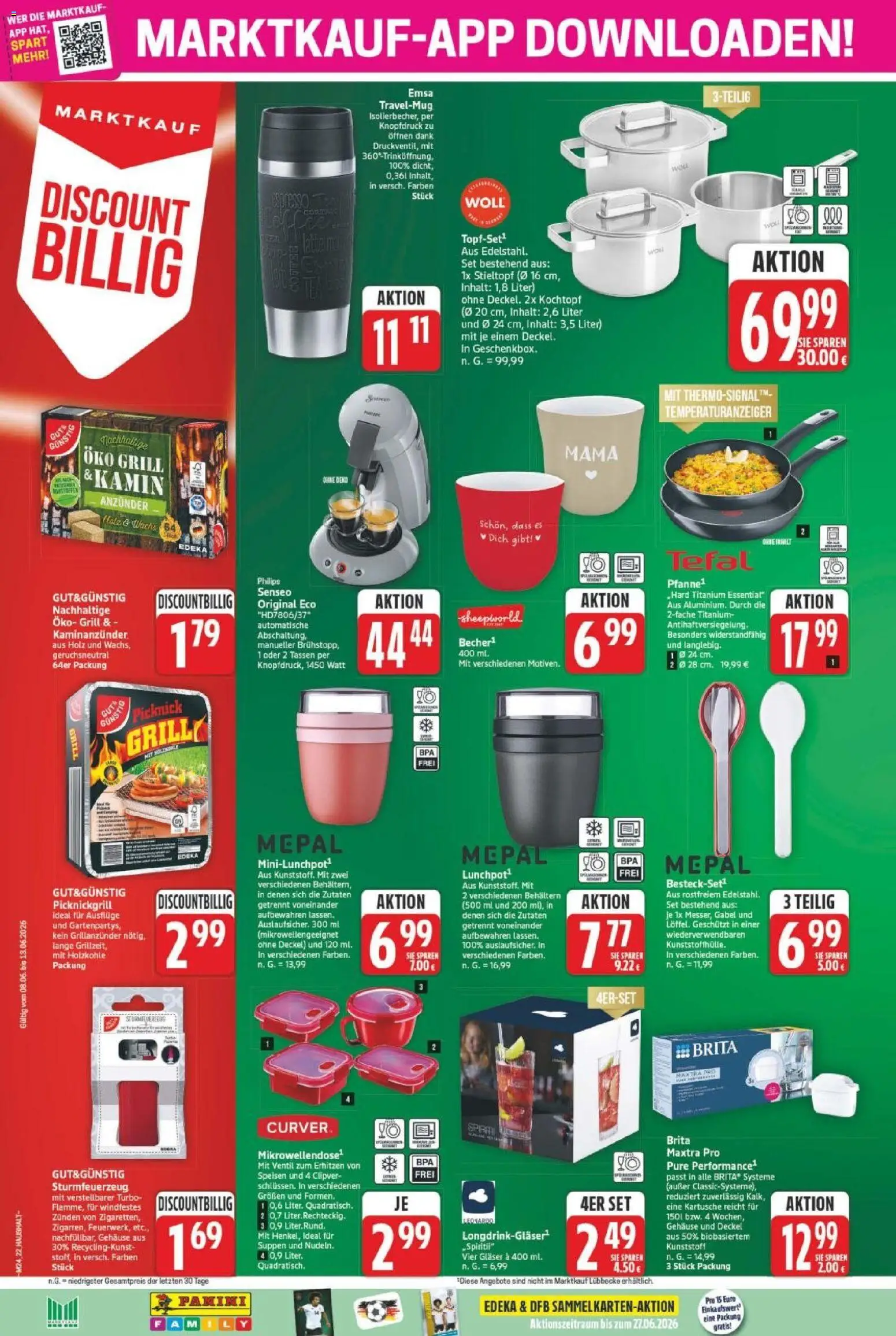 Marktkauf Prospekt – gültig ab 08.06.2026 | Seite: 22 | Produkte: Philips, Senseo, Grill, Kamin