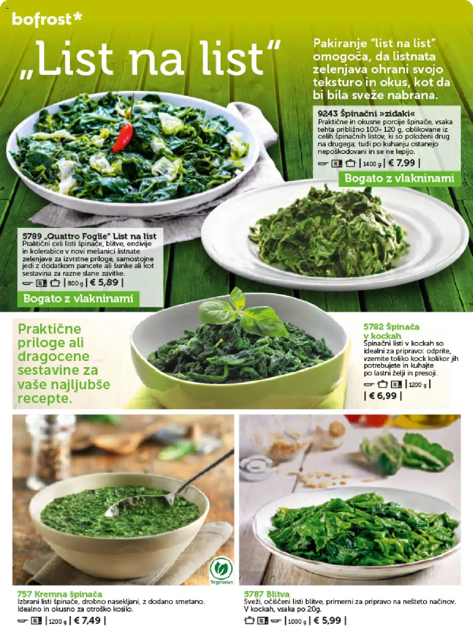 Novi Bofrost katalog ponudbe – veljaven od 01.02.2026 | Stran: 56 | Izdelki: Zelenjava