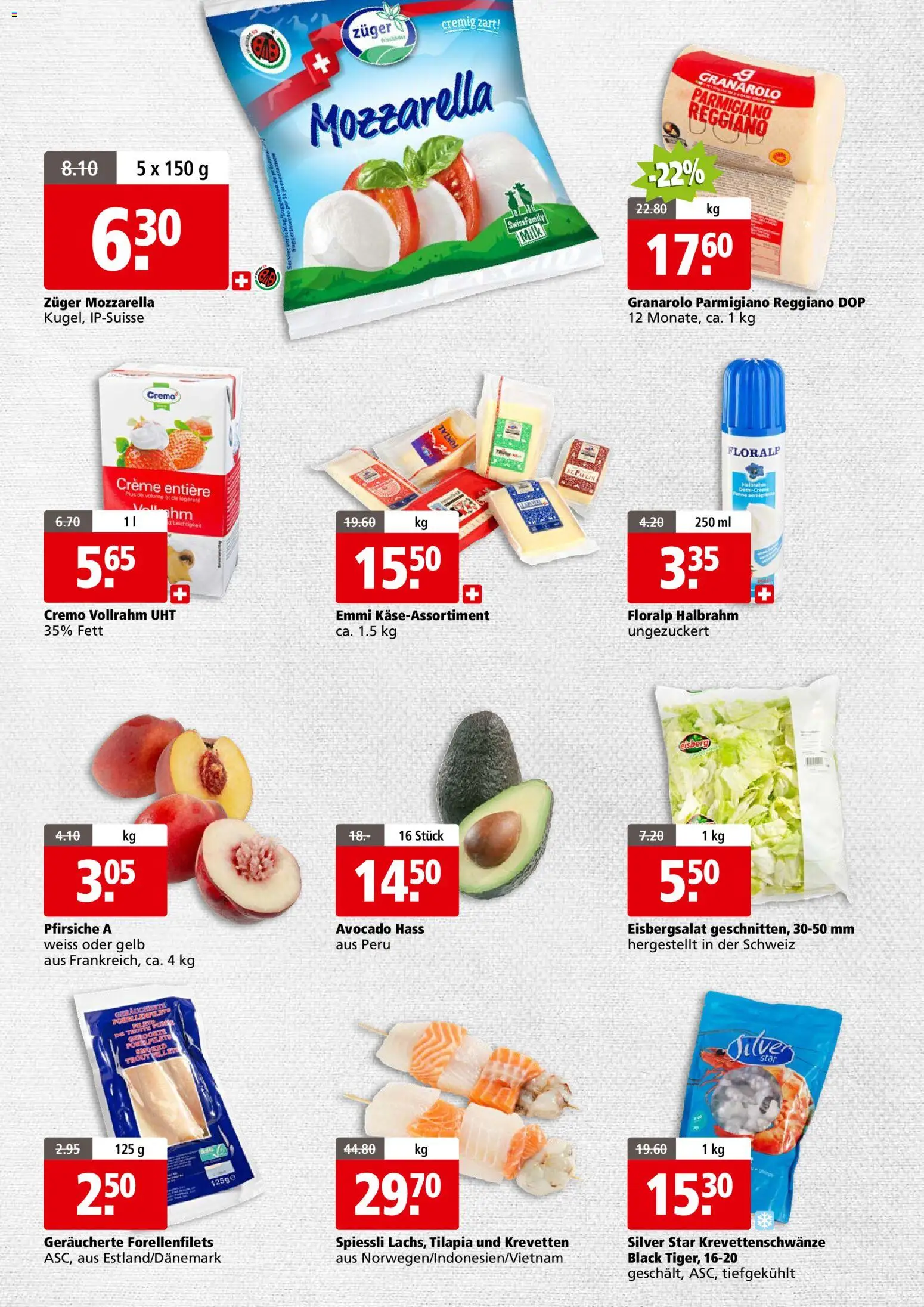 Aligro aktionen Business Chavannes, Matran, Genf, Sitten – gültig ab 10.08.2026 | Seite: 2 | Produkte: Frischkäse, Avocado, Creme