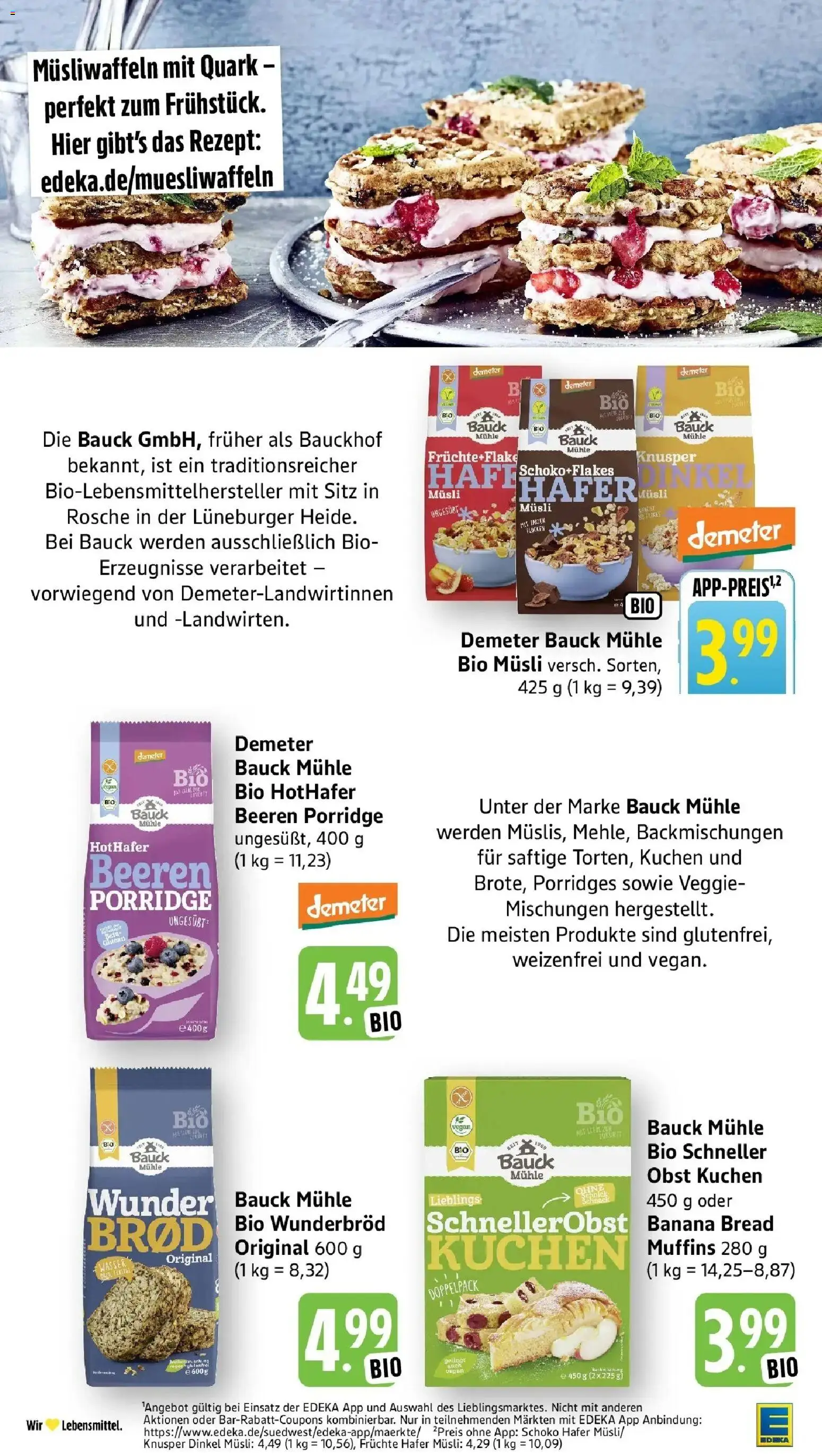 Edeka Prospekt Wolfach (ab 10.08.2026) » Angebote Online | Seite: 27 | Produkte: Musli, Mühle, Quark, Obst
