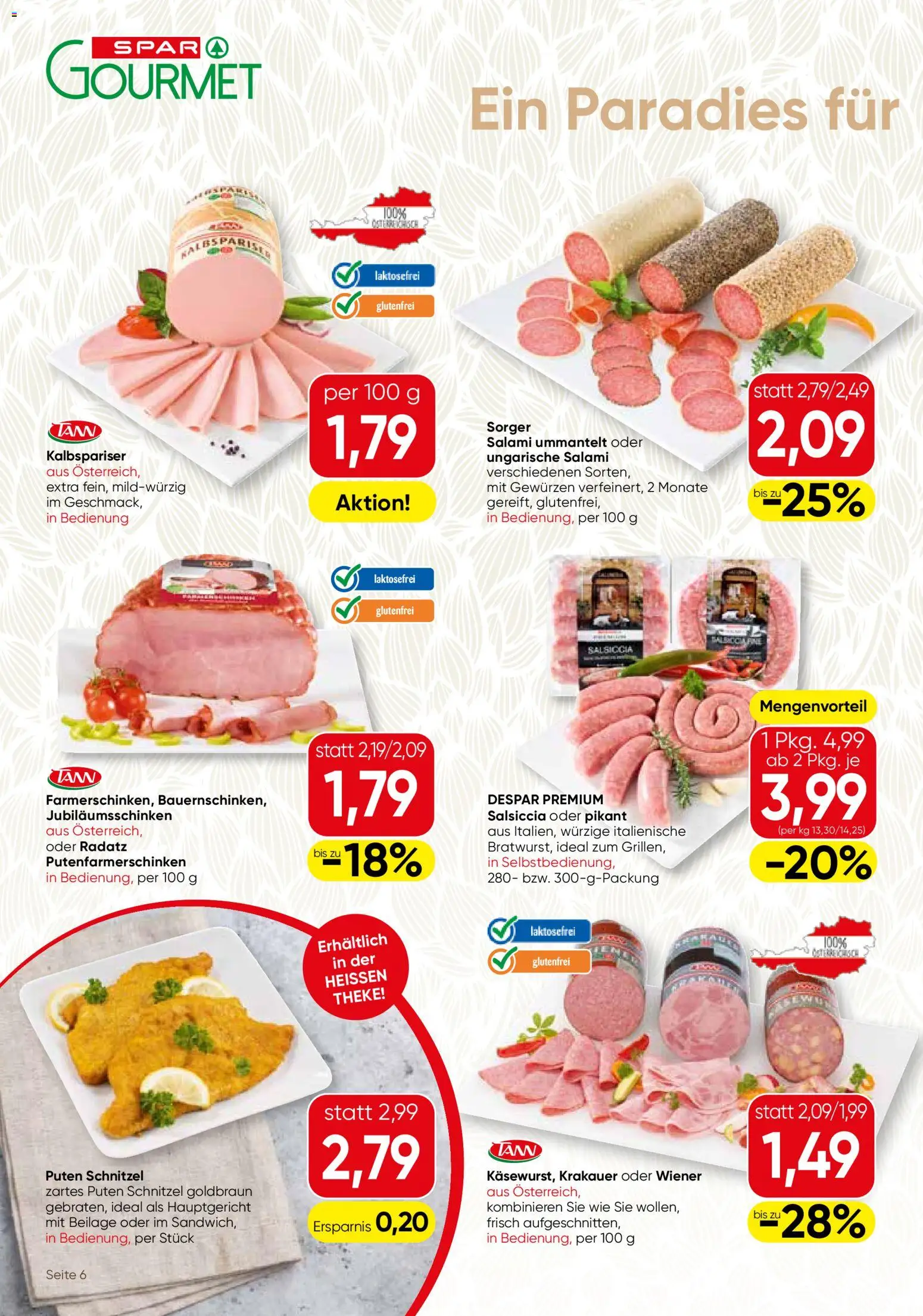 SPAR Gourmet Flugblatt gültig ab 03.06.2026 | Seite: 6