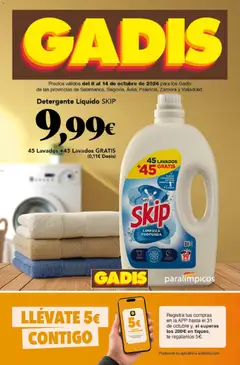 Vista previa Gadis - folleto válido desde el 08/10/2026