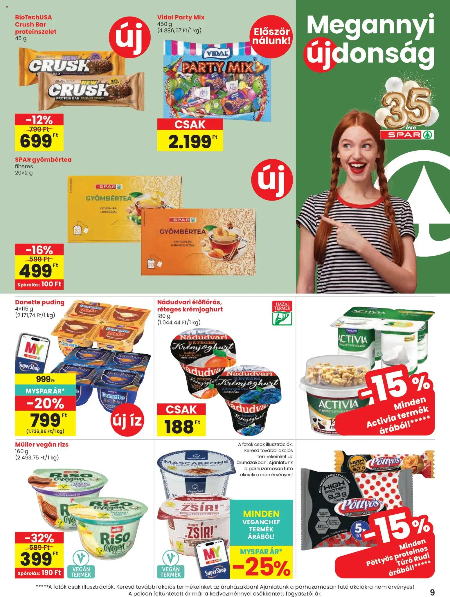 Spar akciós ujság - amely érvényes a következő dátumtól: 2026.10.15. | Oldal: 9