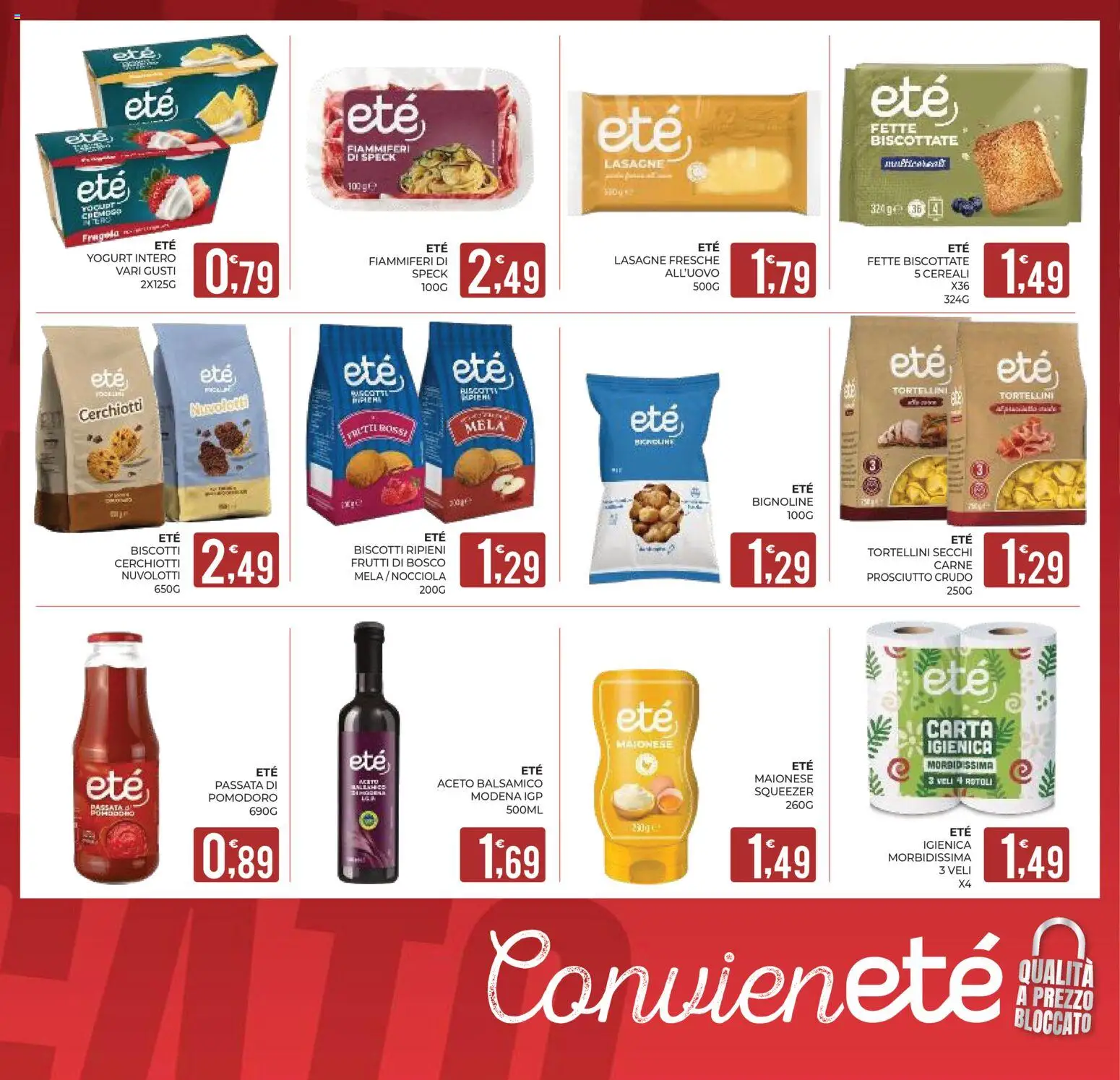 Volantino Eté del 13/10/2026 | Pagina: 14 | Prodotti: Prosciutto Crudo, Frutti di bosco, Cereali, Carne