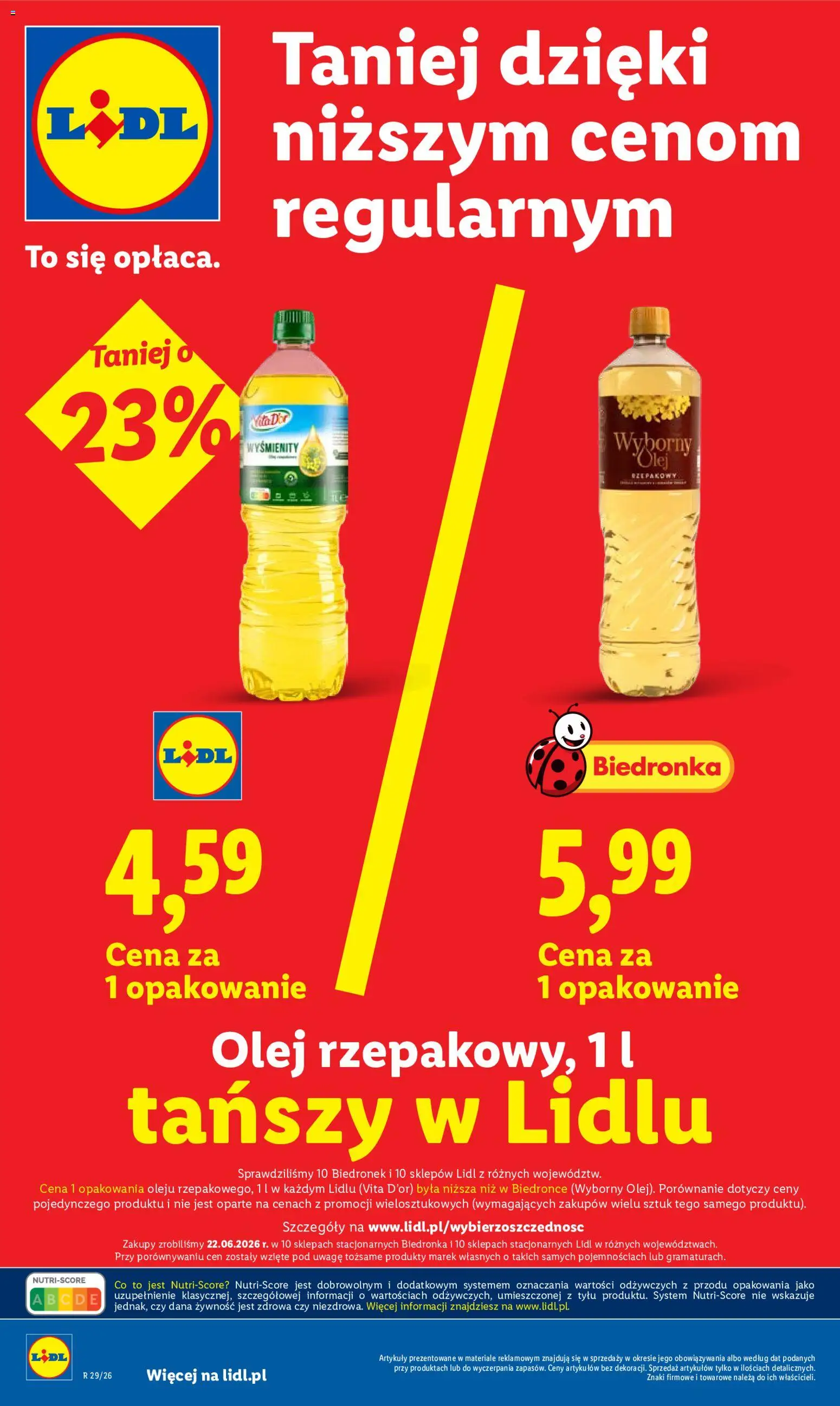 Lidl gazetka od 20.07.2026 | Strona: 28 | Produkty: Olej rzepakowy, Żywność, Olej