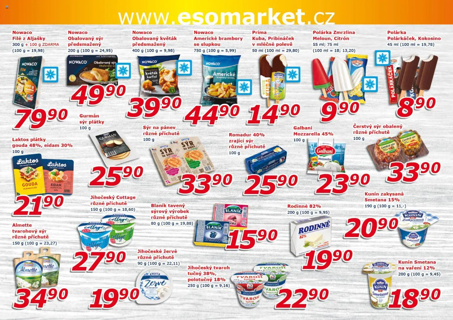 Eso market leták od 30.09.2026 | Strana: 4 | Produkty: Gouda, Pánev, Citron, File