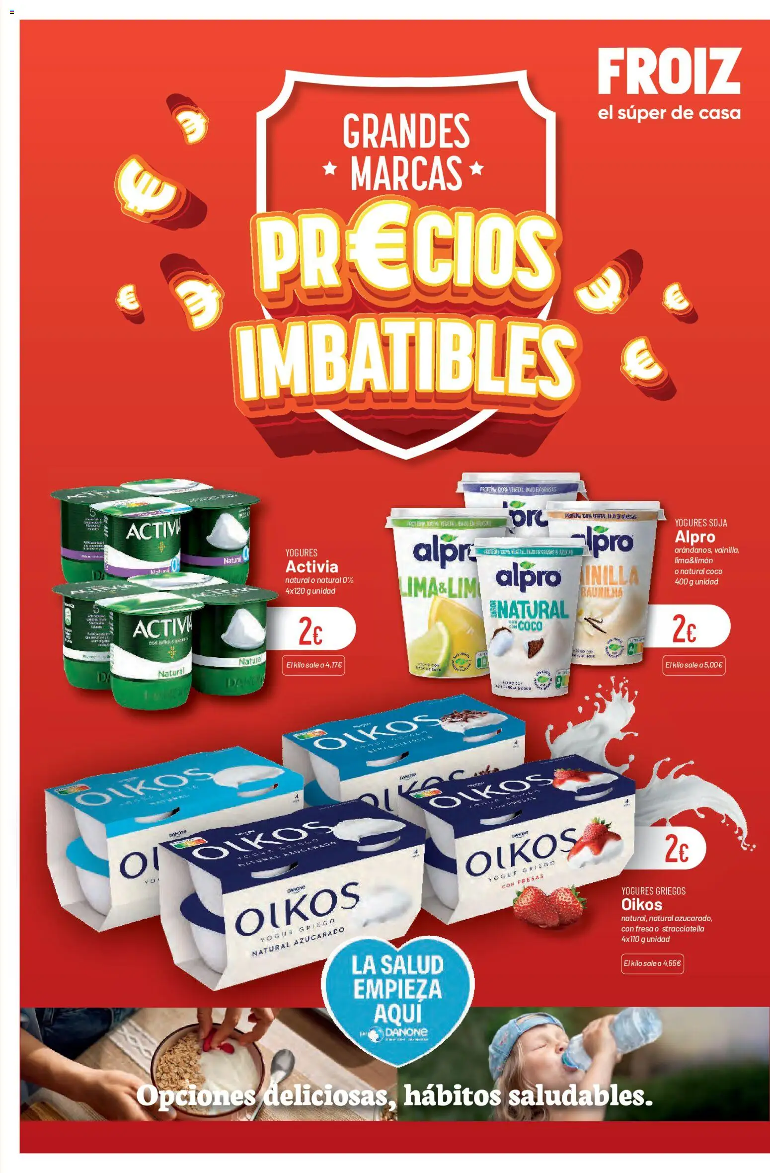 Froiz folleto │ válido desde el 14.05.2026 | Página: 13 | Productos: Lima, Yogur, Μαγειρική εστία, Πρίζες