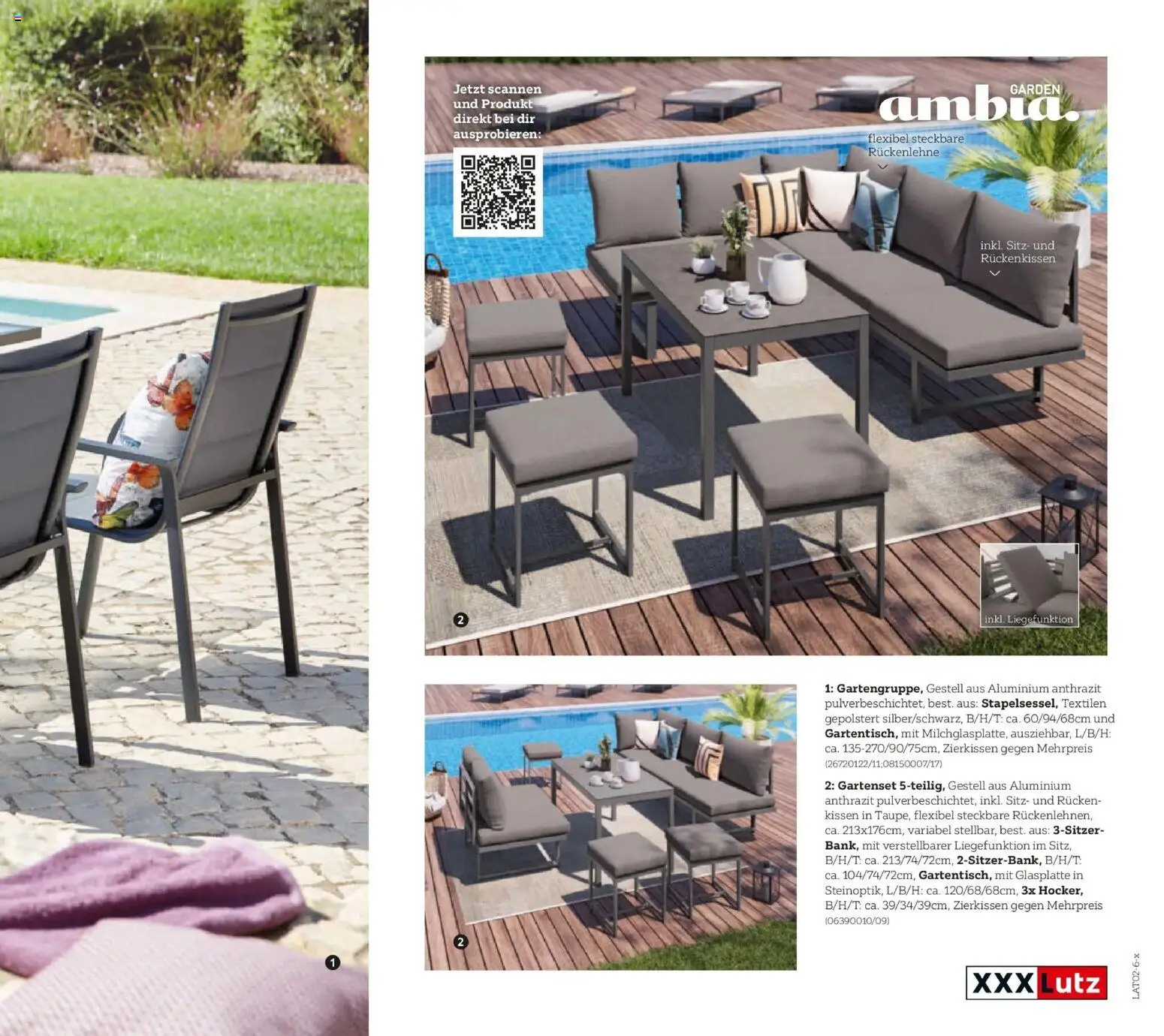 XXXLutz Gartenkatalog gültig ab 30.03.2026 | Seite: 105 | Produkte: Kissen