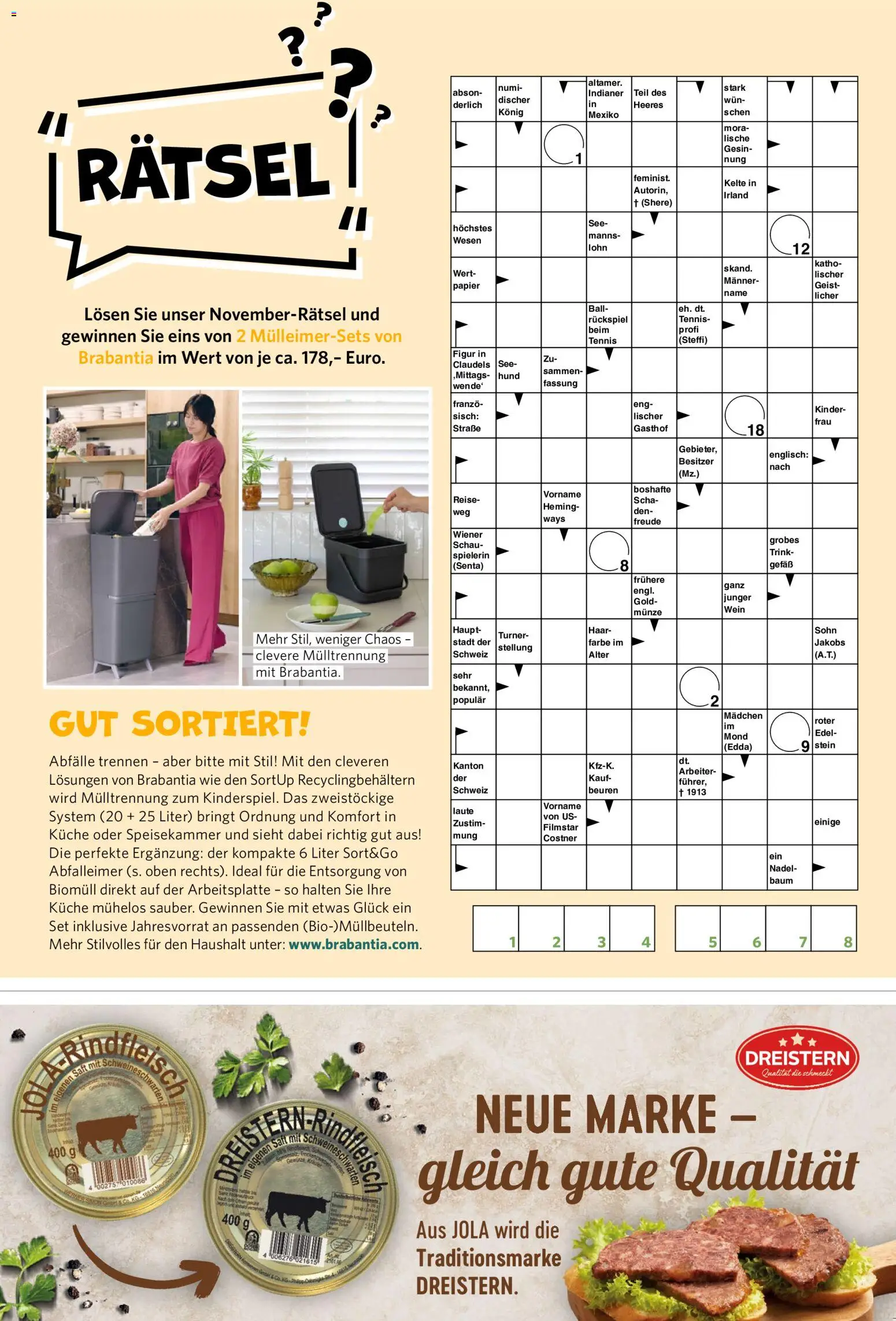 Famila Nordwest myTime – gültig ab 01.11.2026 | Seite: 80 | Produkte: Küche, Abfalleimer, Saft, Fleisch