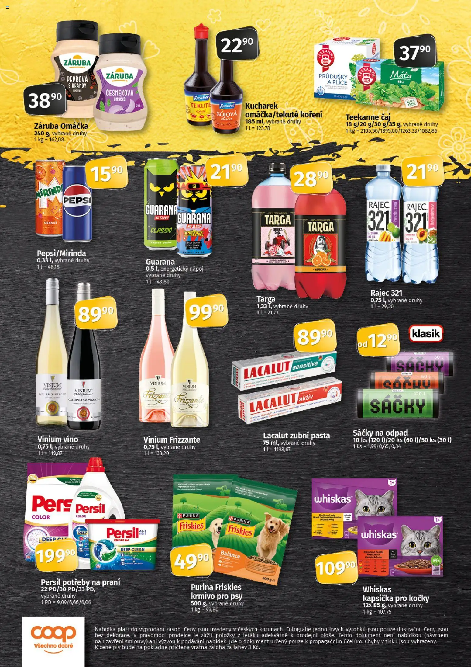 Coop leták - Tip Extra od 08.07.2026 | Strana: 4 | Produkty: Zubní pasta, Purina, Frizzante, Lacalut