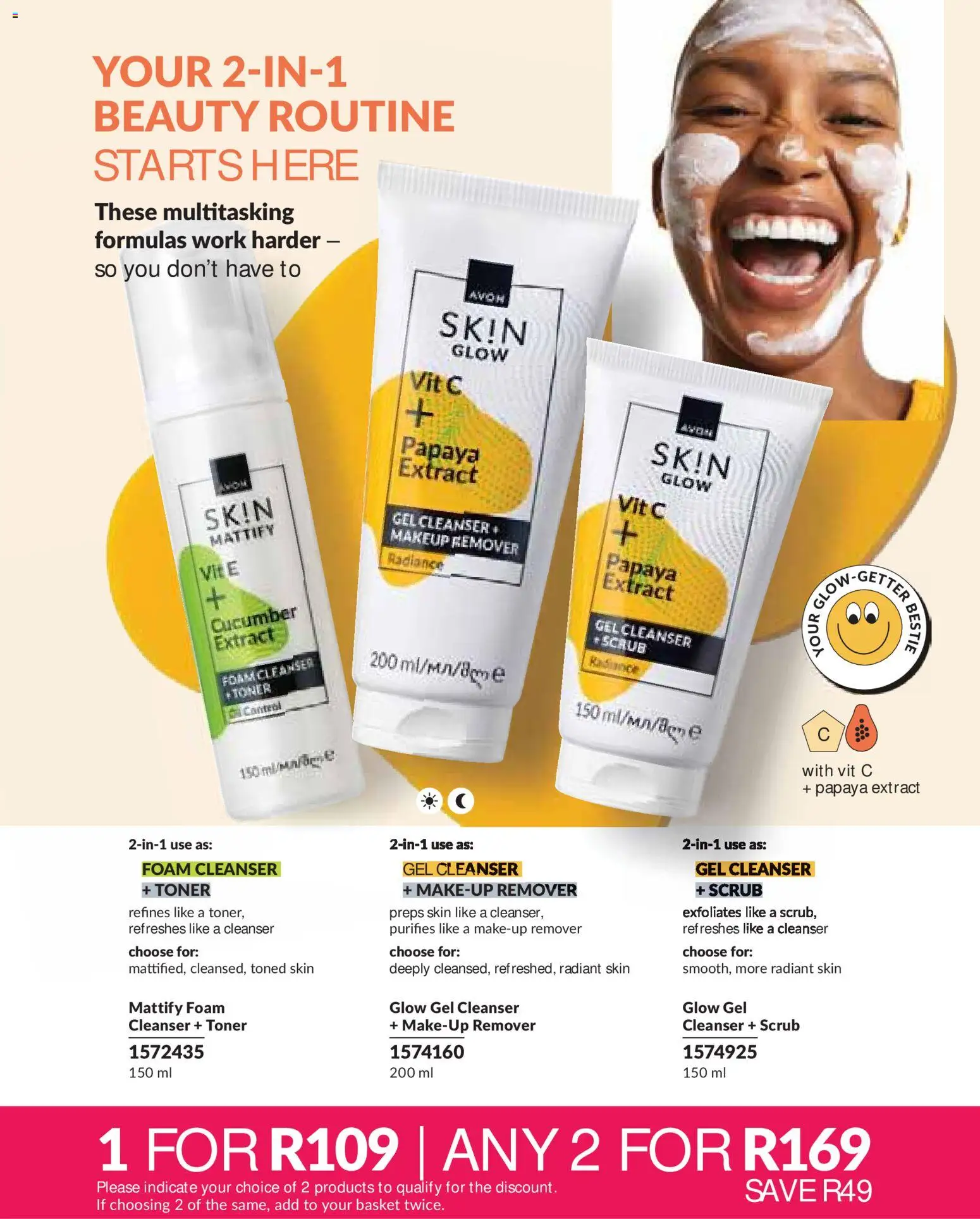 New Avon catalogue – valid from 01/10/2026 | Page: 101 | Products: Toner, Basket, Foam, Scrub